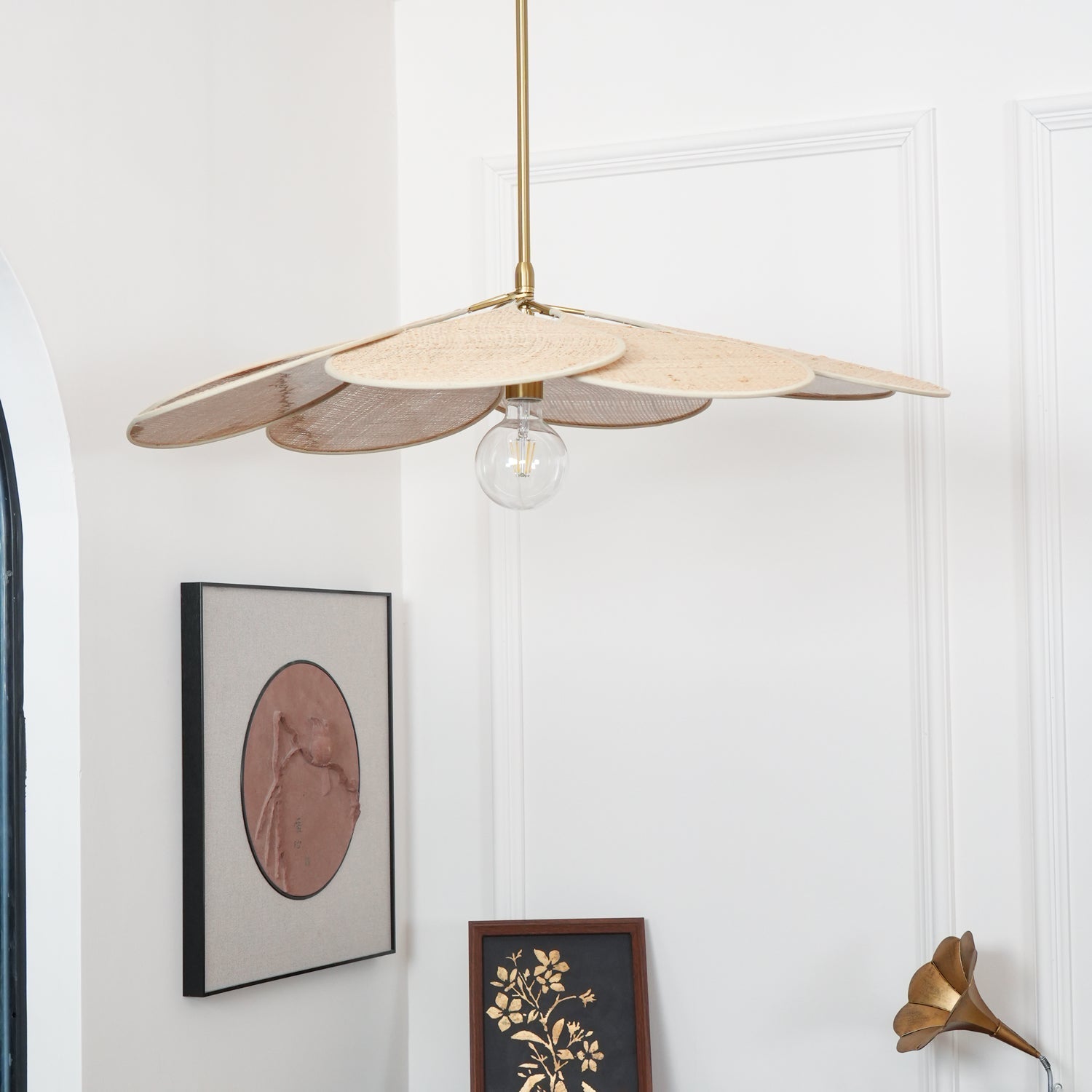 Flora Bohemian Fabric Pendant Lamp - Letslighting