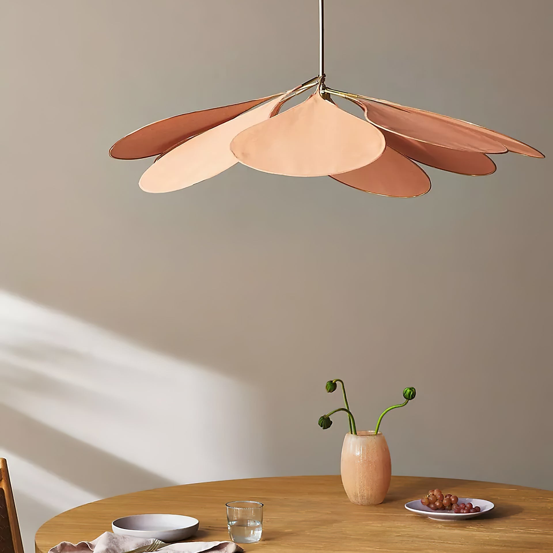Zephyian Fabric Floral Pendant Lamp - Letslighting