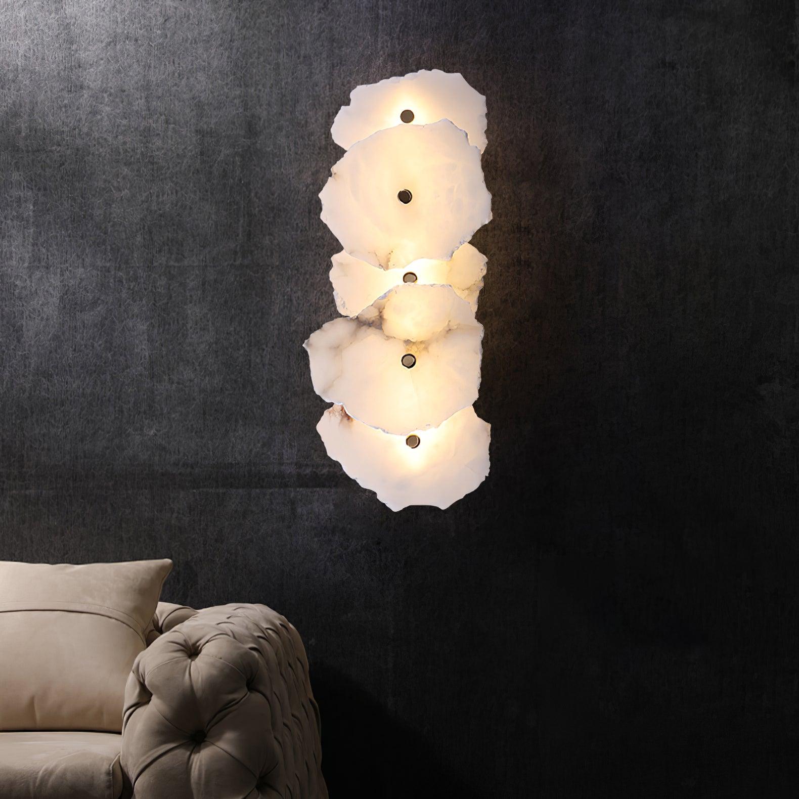 Ritta Alabaster Flower Wall Lamp
