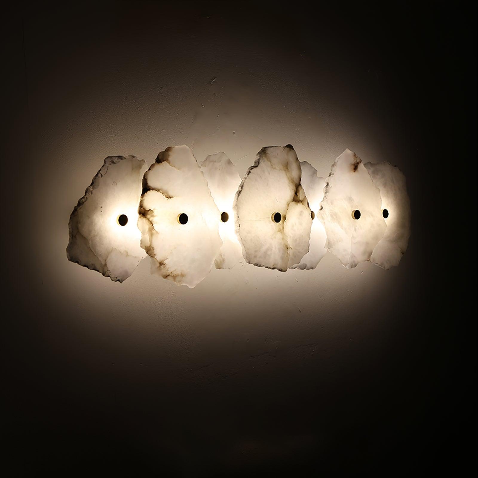 Ritta Alabaster Flower Wall Lamp