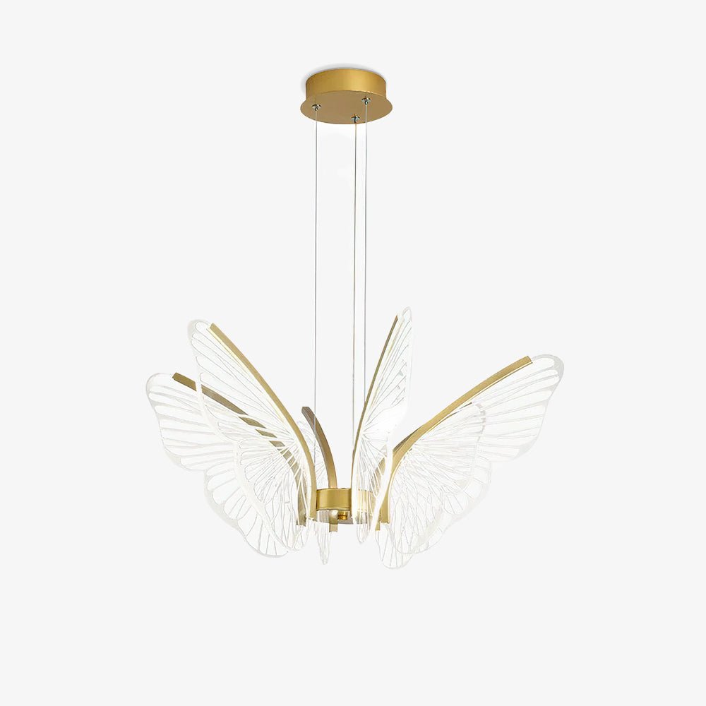 Lustra Chandelier Butterfly Wing Crystal - Letslighting