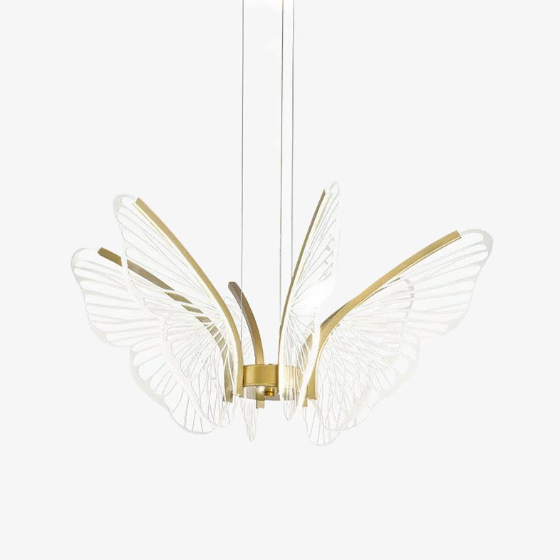 Lustra Chandelier Butterfly Wing Crystal - Letslighting