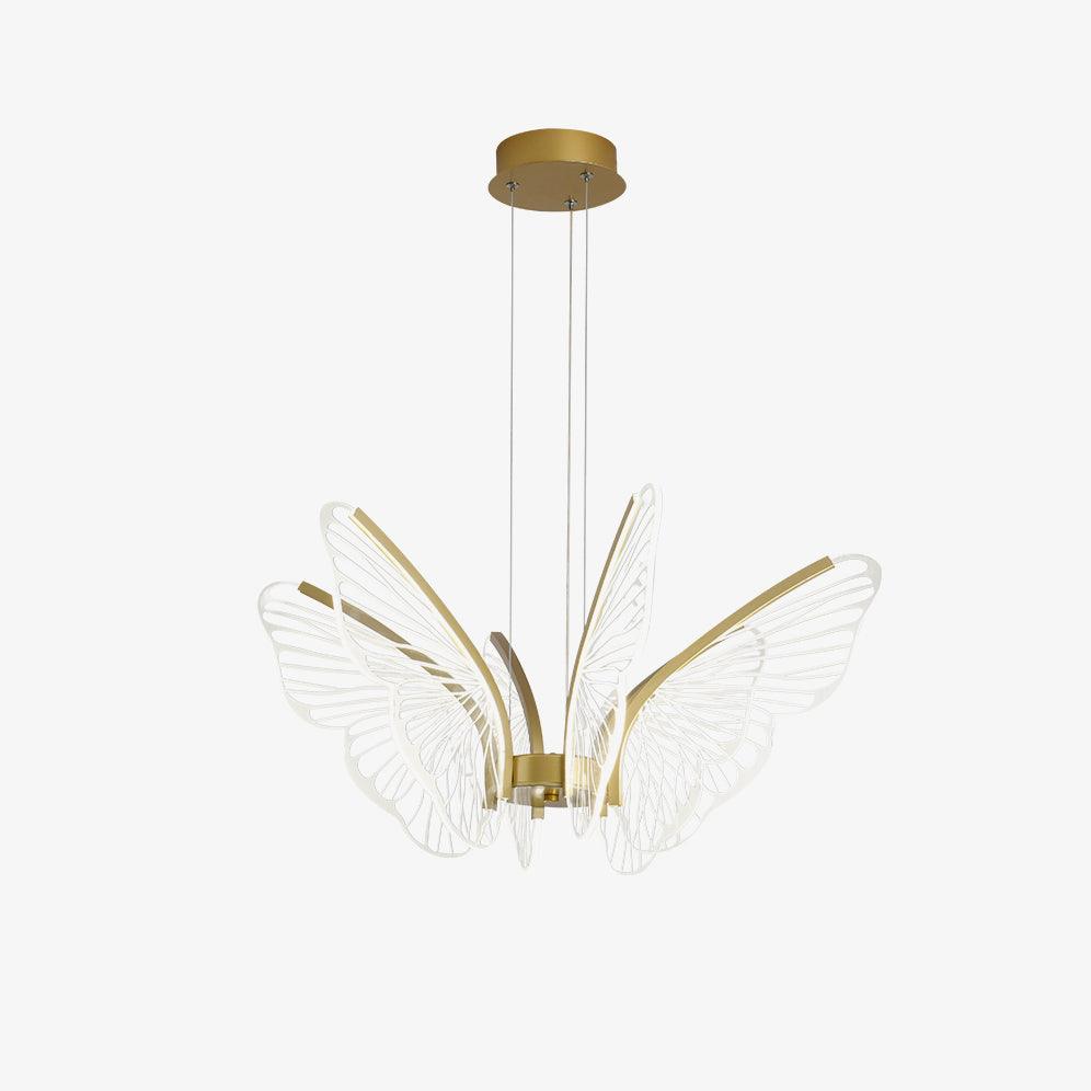 Lustra Chandelier Butterfly Wing Crystal - Letslighting