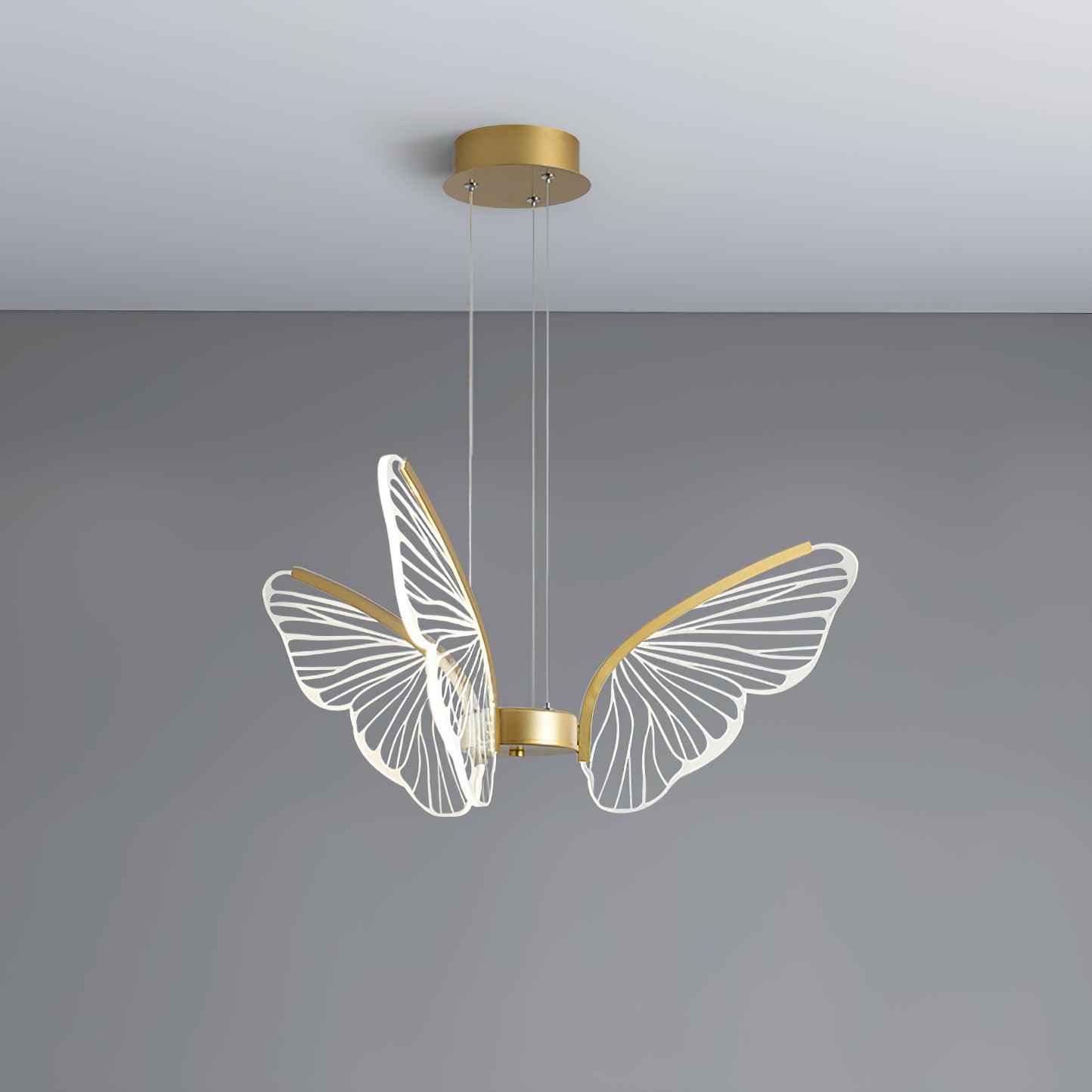 Lustra Chandelier Butterfly Wing Crystal - Letslighting