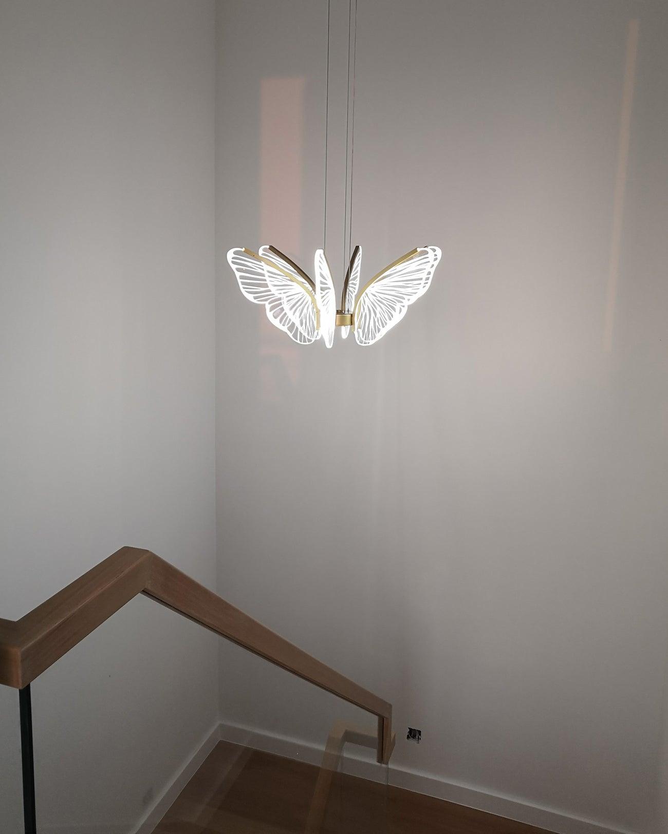 Lustra Chandelier Butterfly Wing Crystal - Letslighting