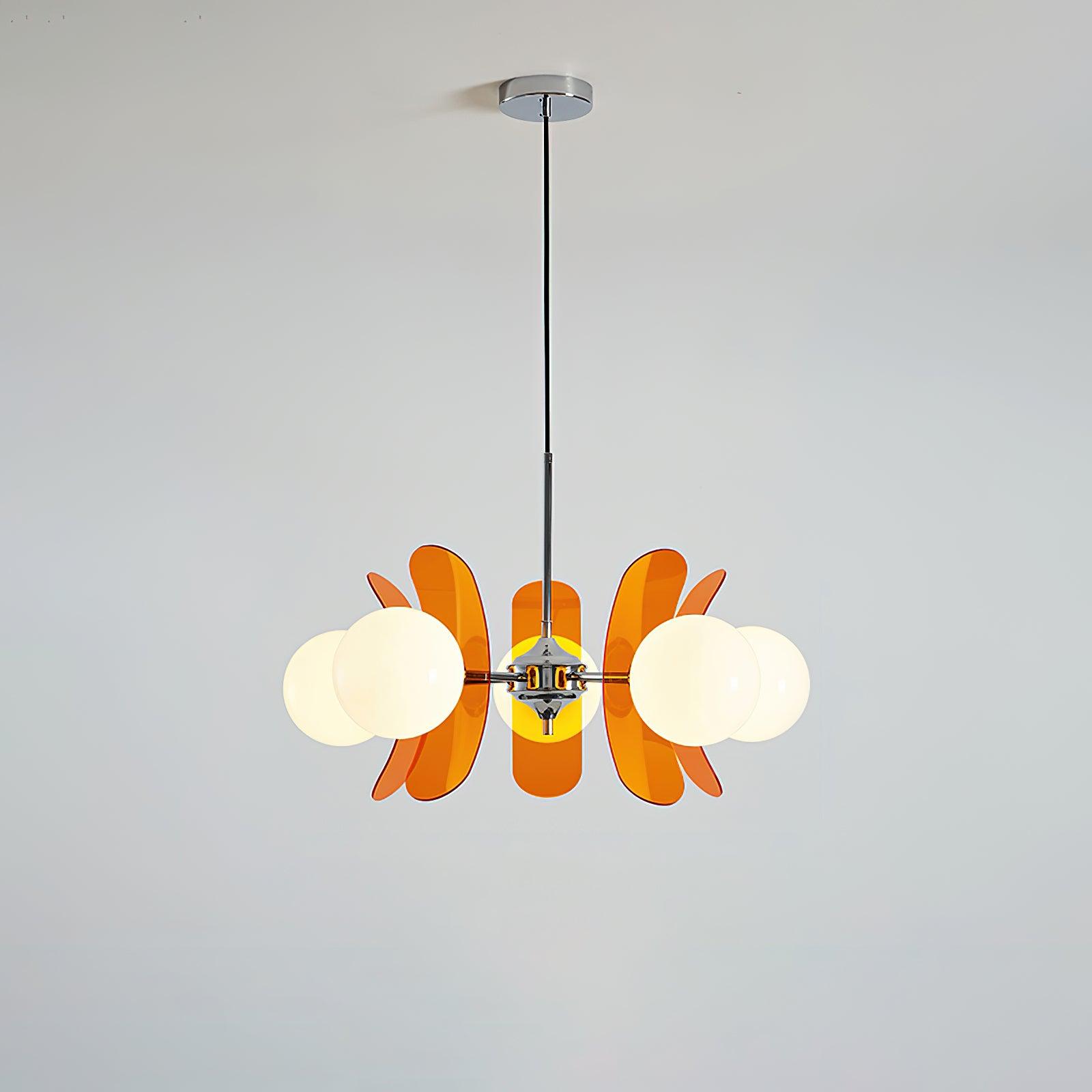 Aira  Chandelier Brown &Orange