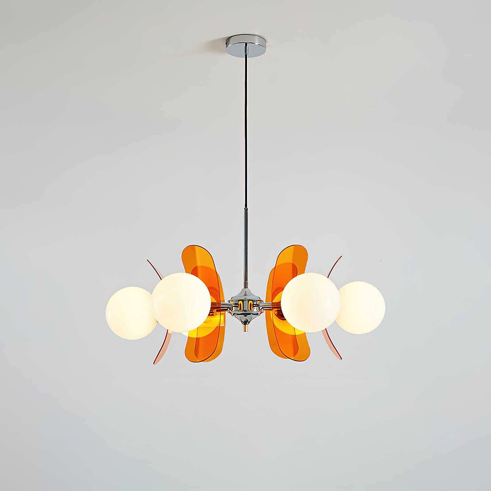 Aira  Chandelier Brown &Orange