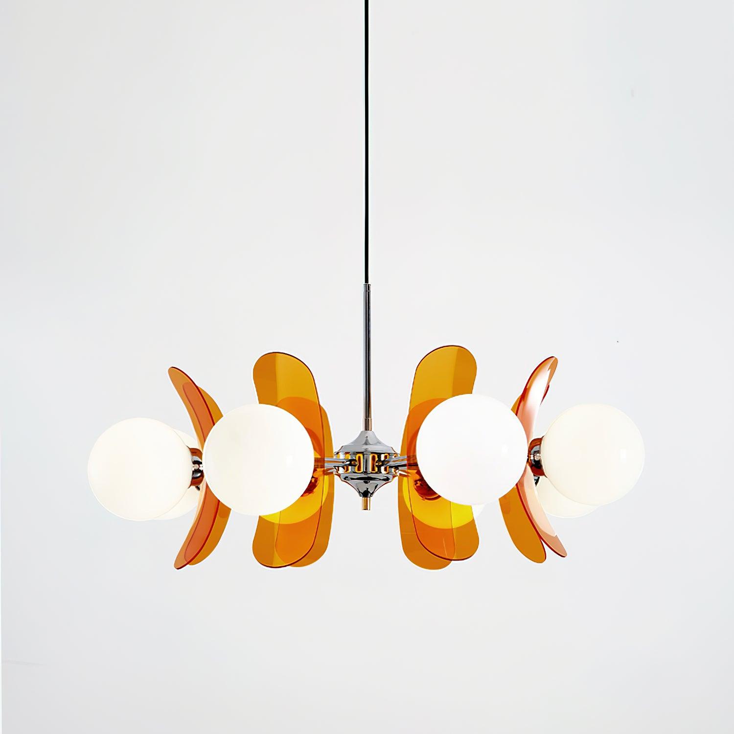 Aira  Chandelier Brown &Orange