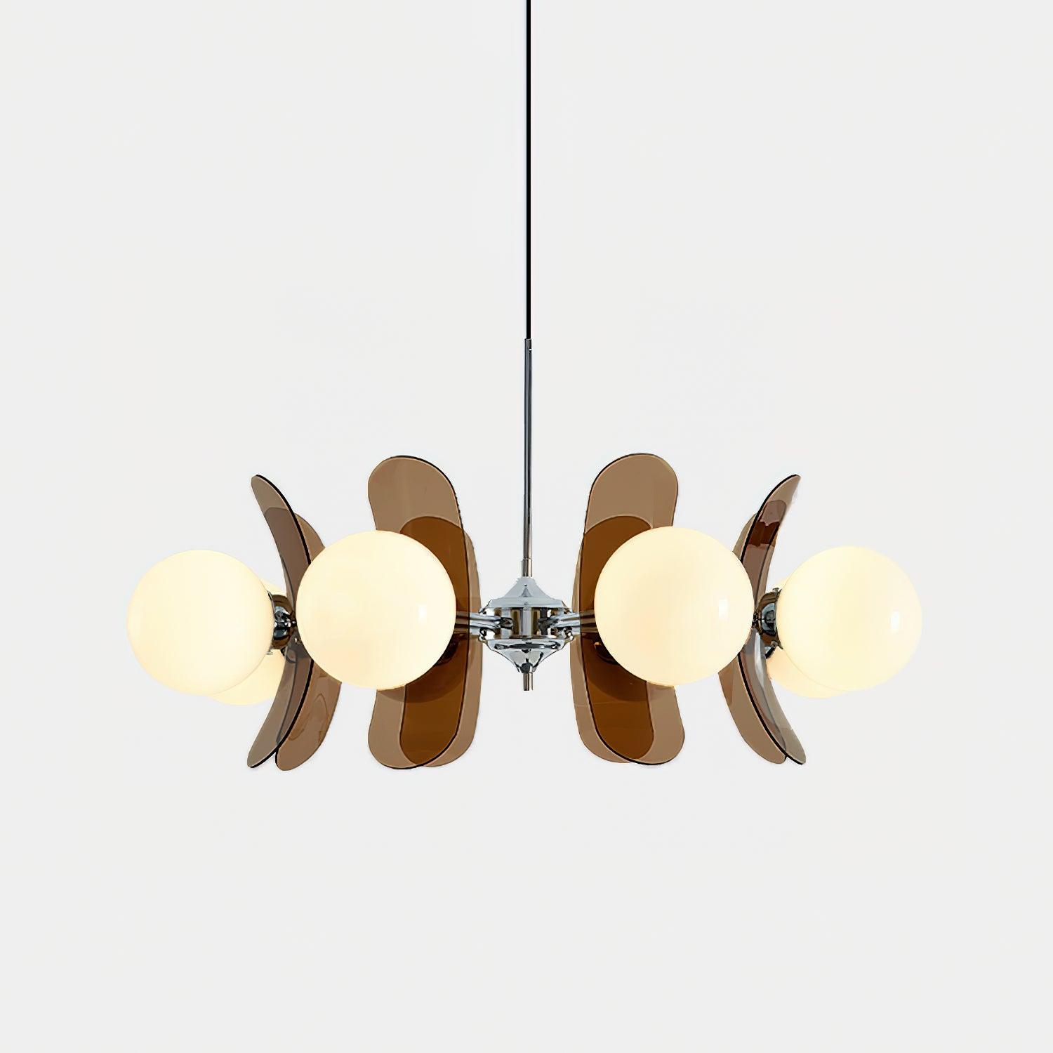 Aira  Chandelier Brown &Orange
