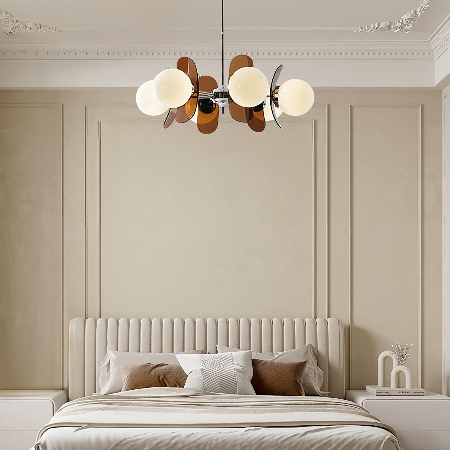 Aira  Chandelier Brown &Orange