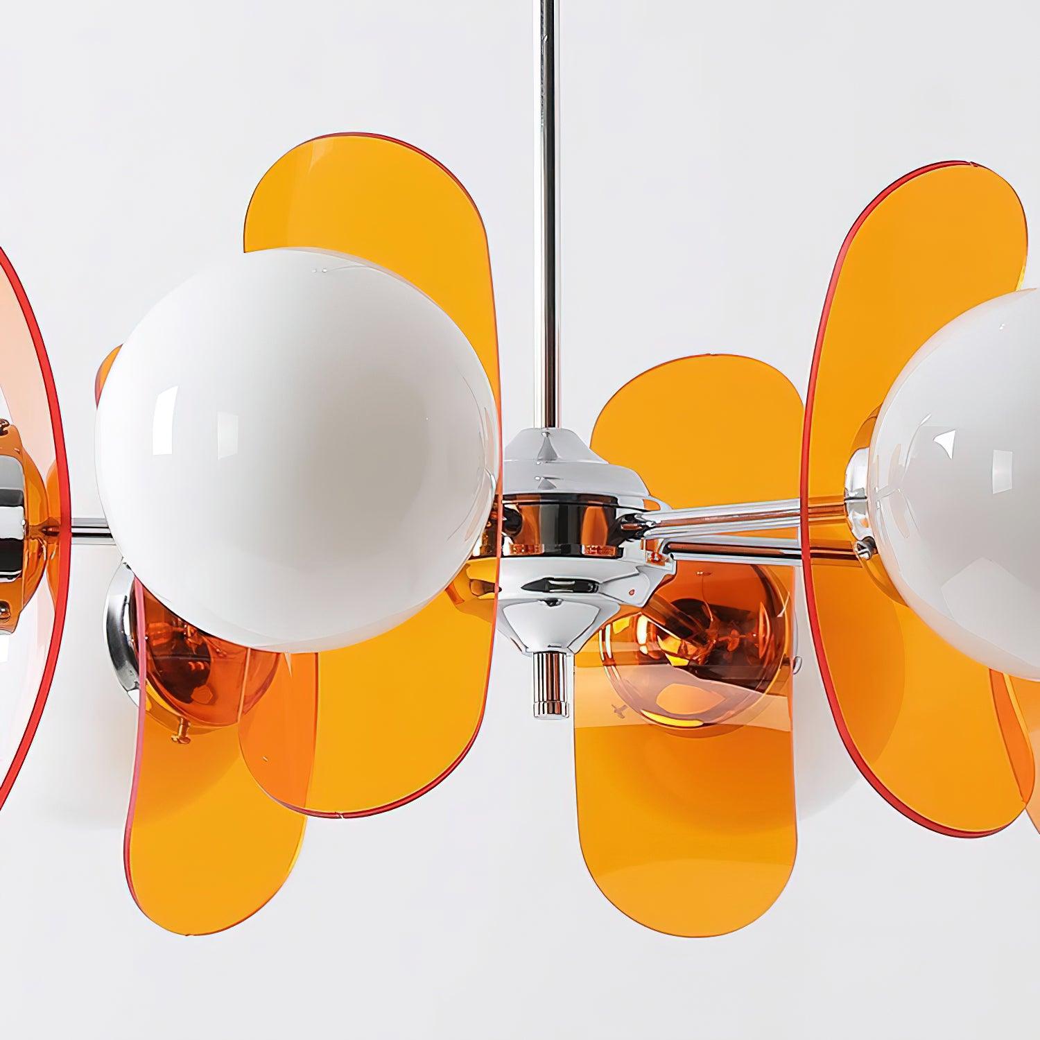 Aira  Chandelier Brown &Orange