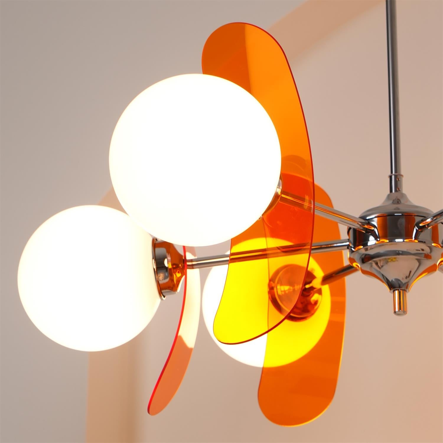 Aira  Chandelier Brown &Orange