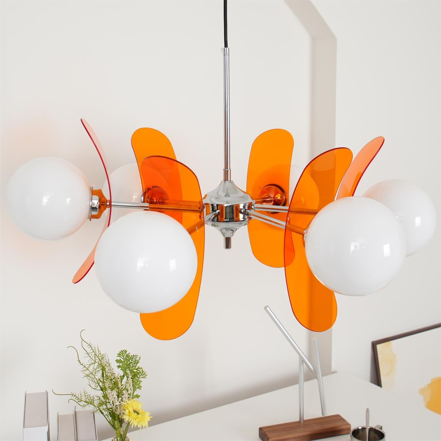 Aira  Chandelier Brown &Orange