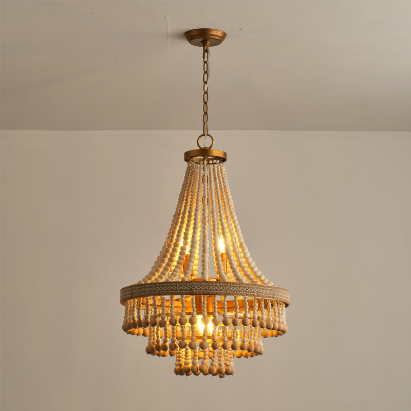 Avrinir Postmodern Luxury Large Wooden Chandelier - Letslighting