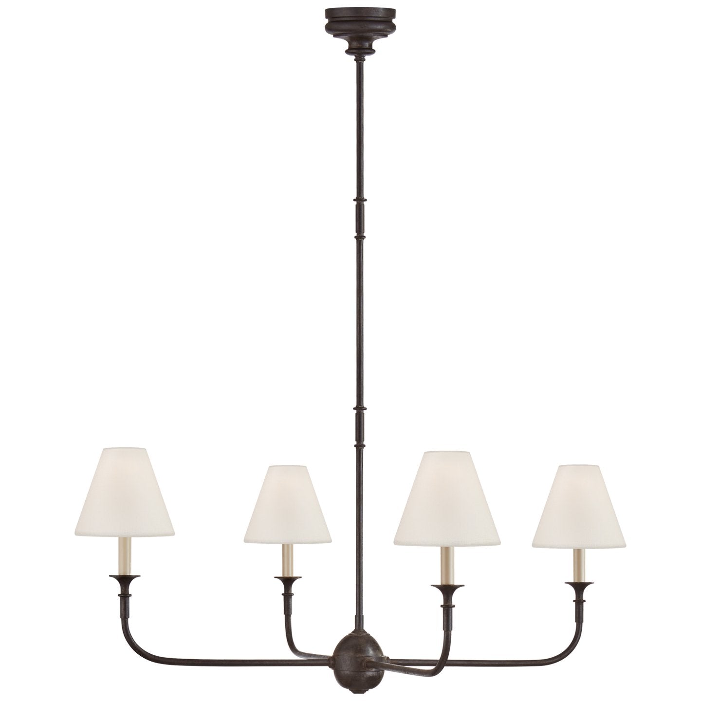 Lustra Pendant Lamp Black Candle Tapered - Letslighting