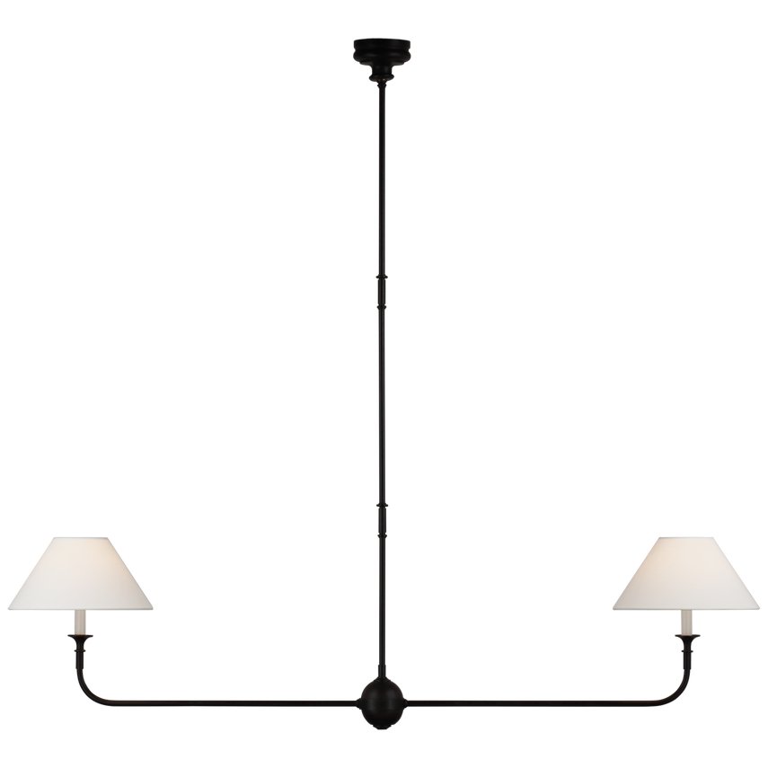 Lustra Pendant Lamp Black Candle Tapered - Letslighting