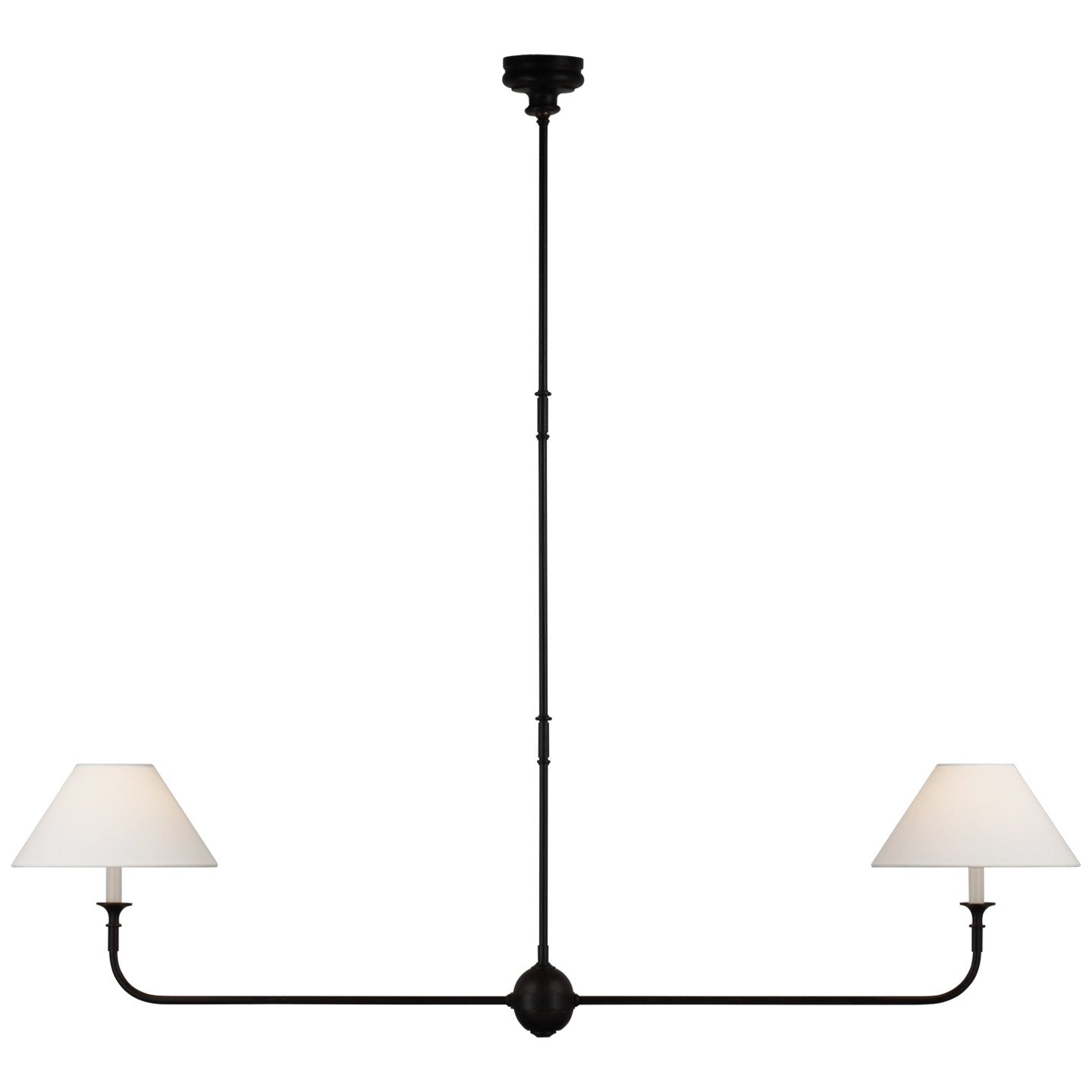 Lustra Pendant Lamp Black Candle Tapered - Letslighting