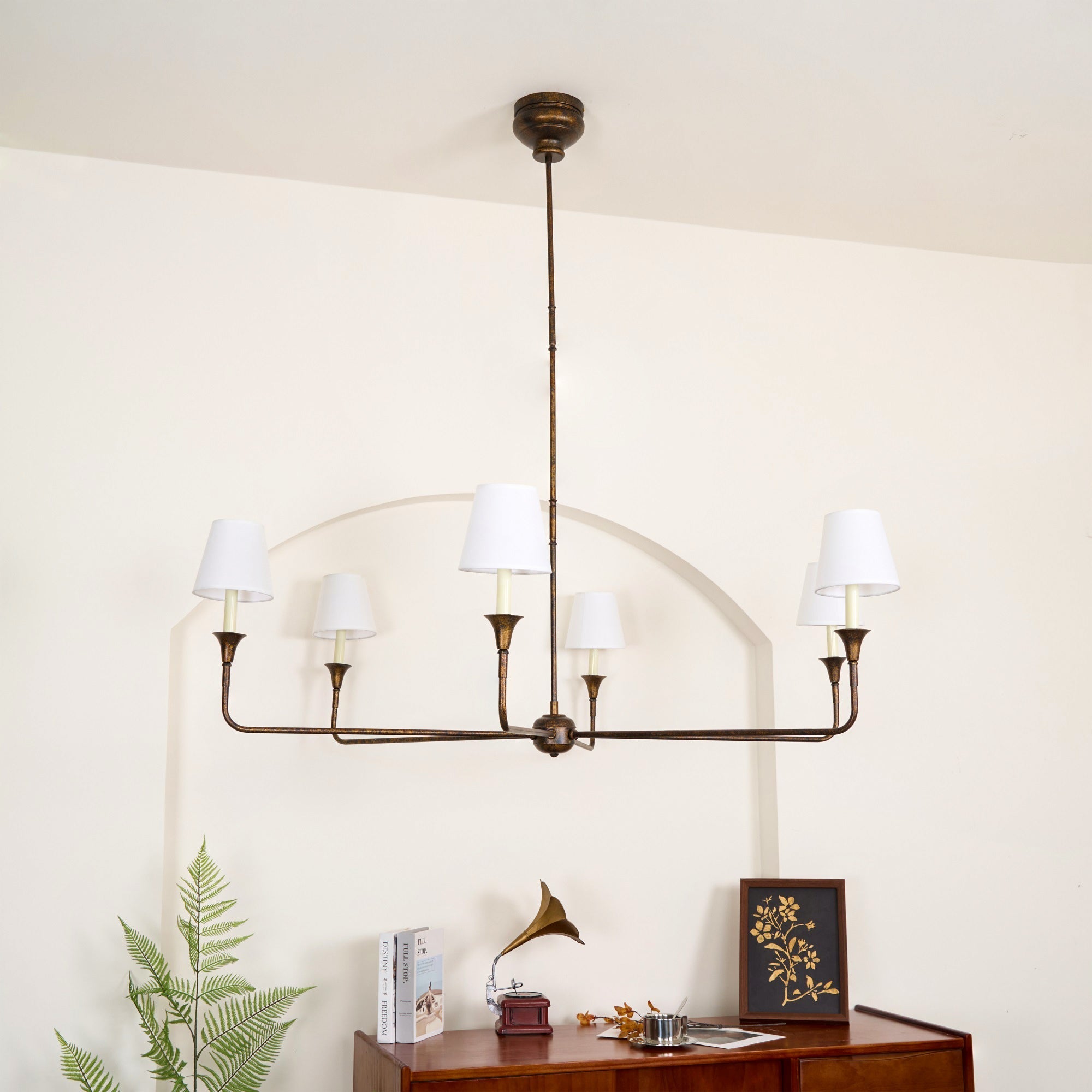 Lustra Pendant Lamp Black Candle Tapered - Letslighting