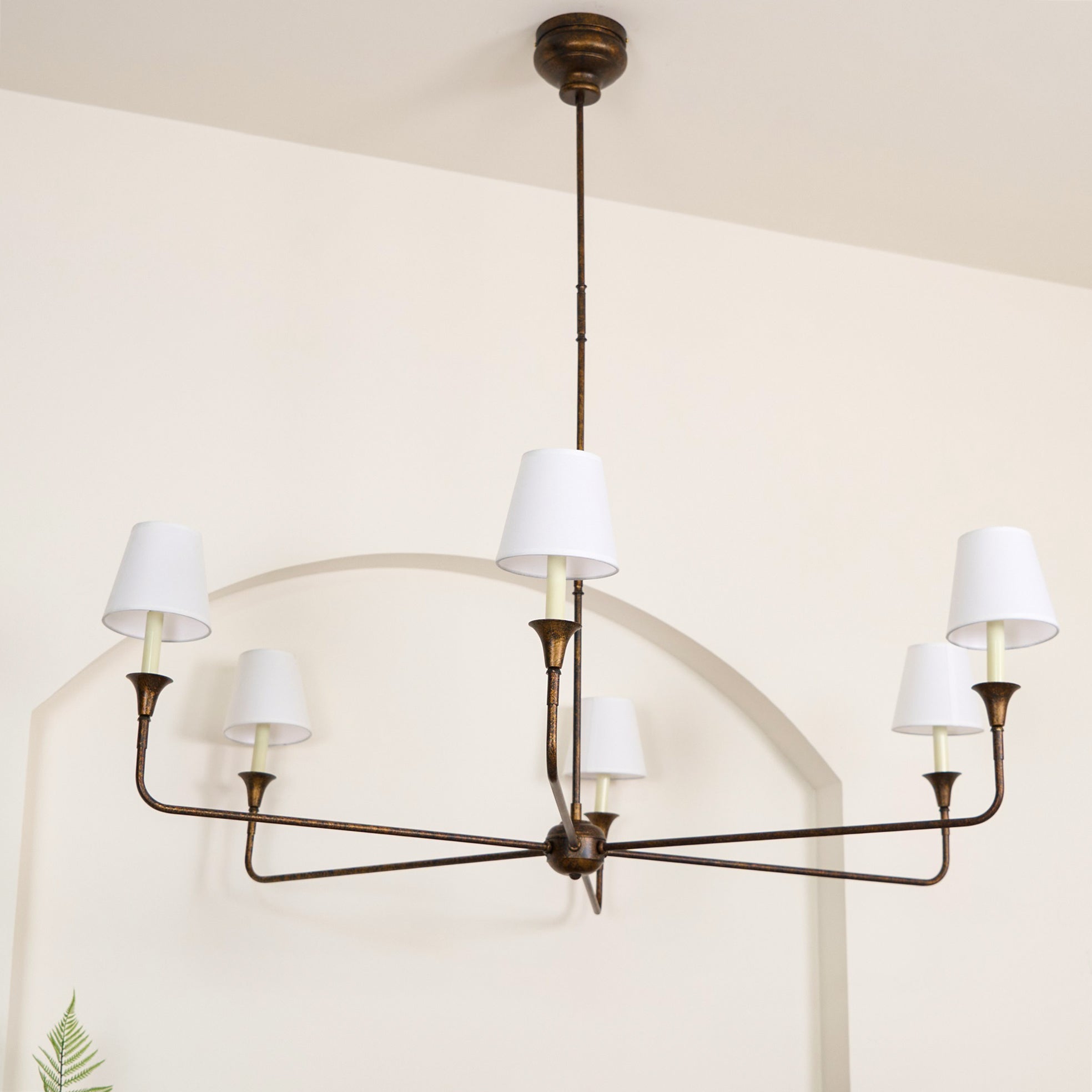 Arthaila Vintage Industrial Grande Fabric Chandelier - Letslighting