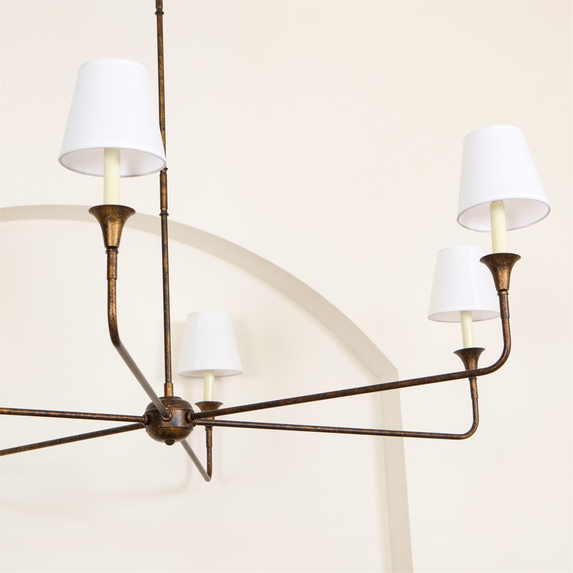 Lustra Pendant Lamp Black Candle Tapered - Letslighting
