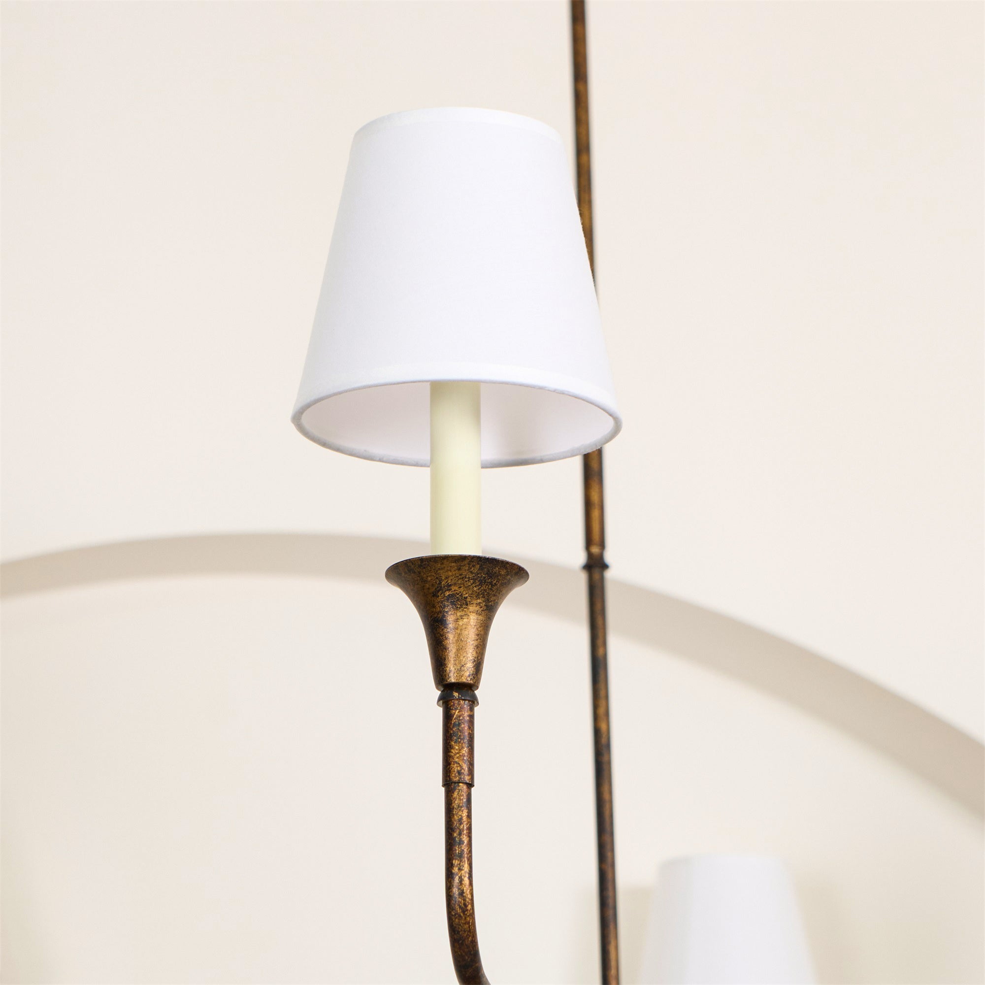 Lustra Pendant Lamp Black Candle Tapered - Letslighting