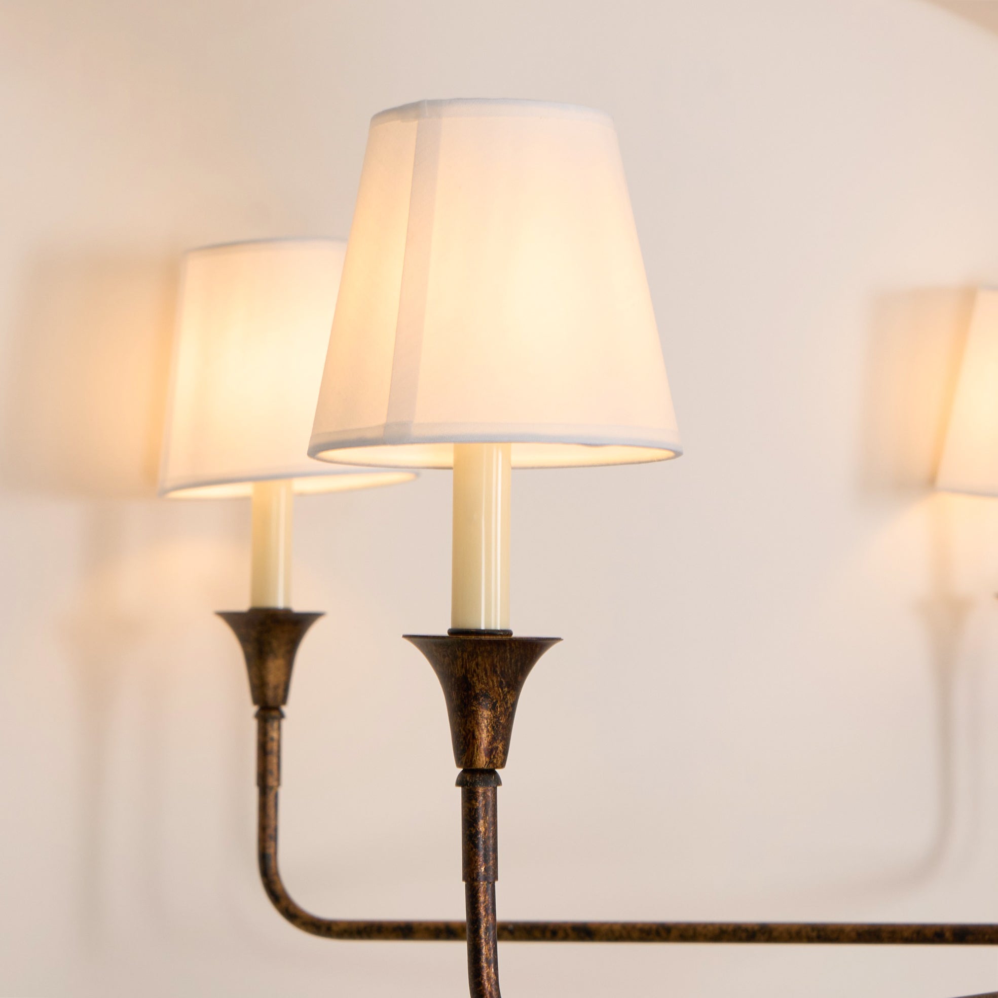 Lustra Pendant Lamp Black Candle Tapered - Letslighting