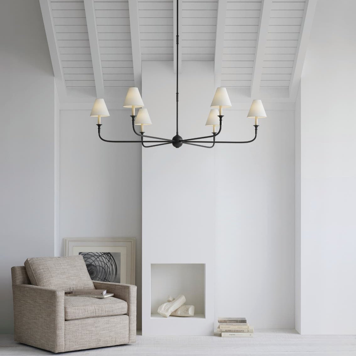 Lustra Pendant Lamp Black Candle Tapered - Letslighting