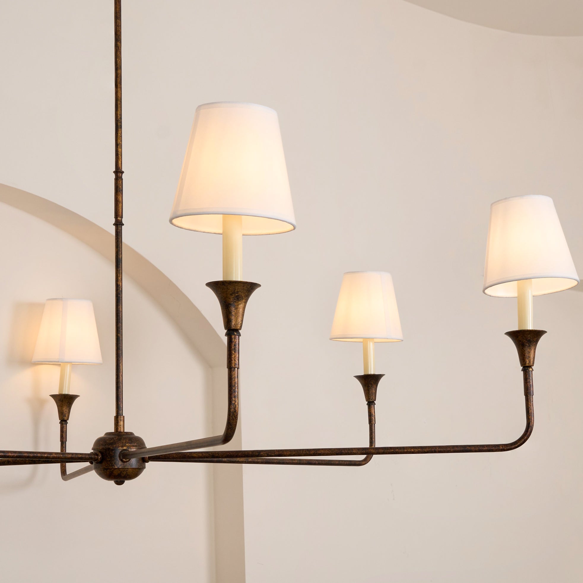 Lustra Pendant Lamp Black Candle Tapered - Letslighting