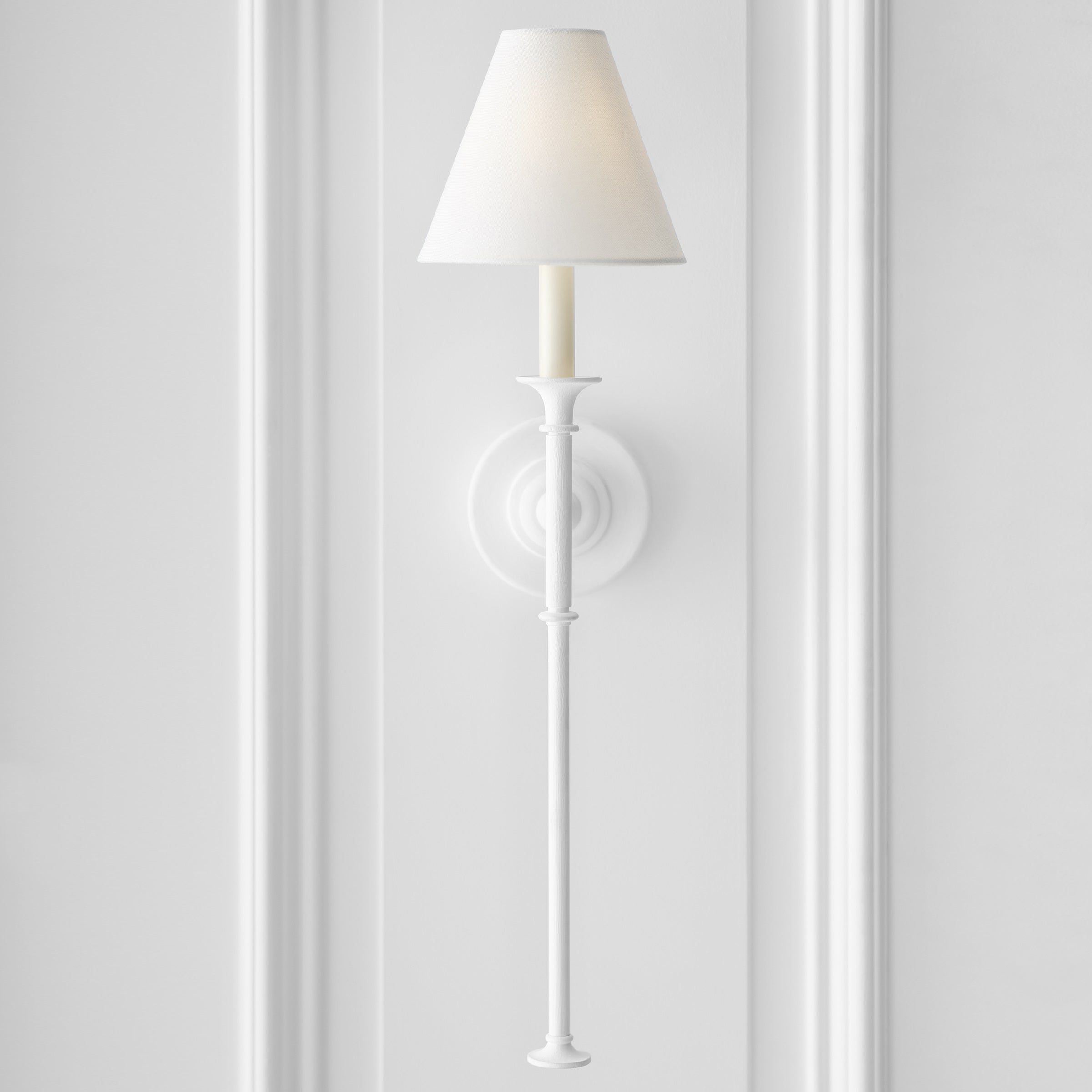 Cygnus Modern Minimalist Traditional Black Fabric Wall Lamp - Letslighting