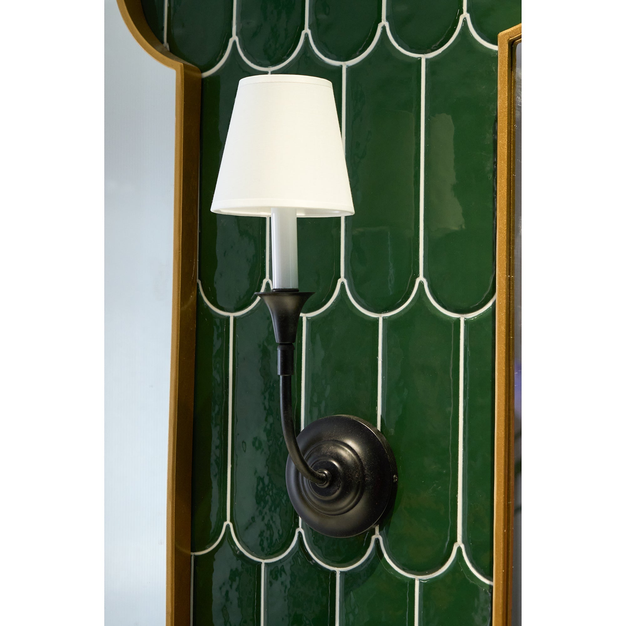 Cygnus Modern Minimalist Traditional Black Fabric Wall Lamp - Letslighting