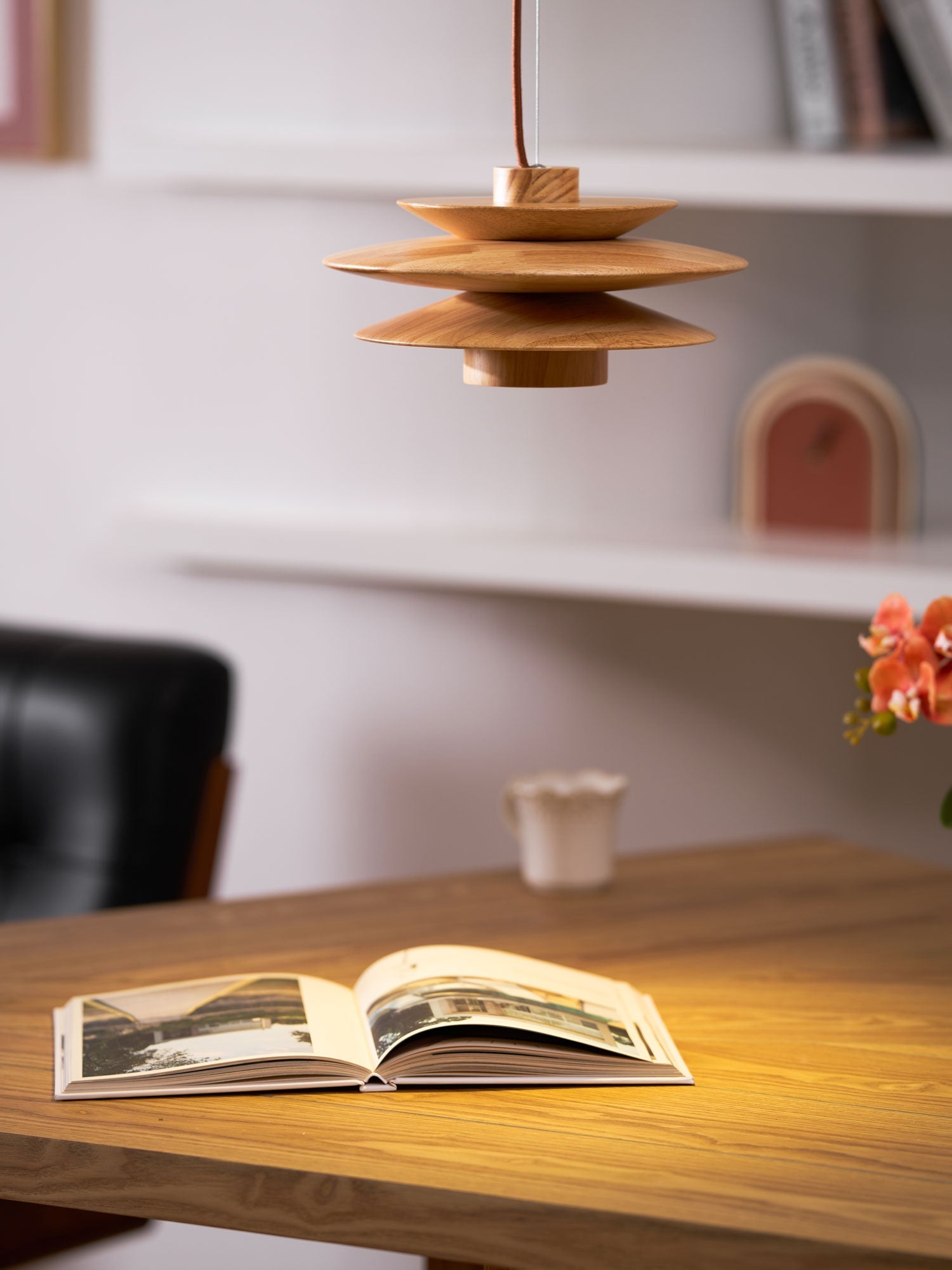 Eldora Wooden Retro Pendant Light - Letslighting