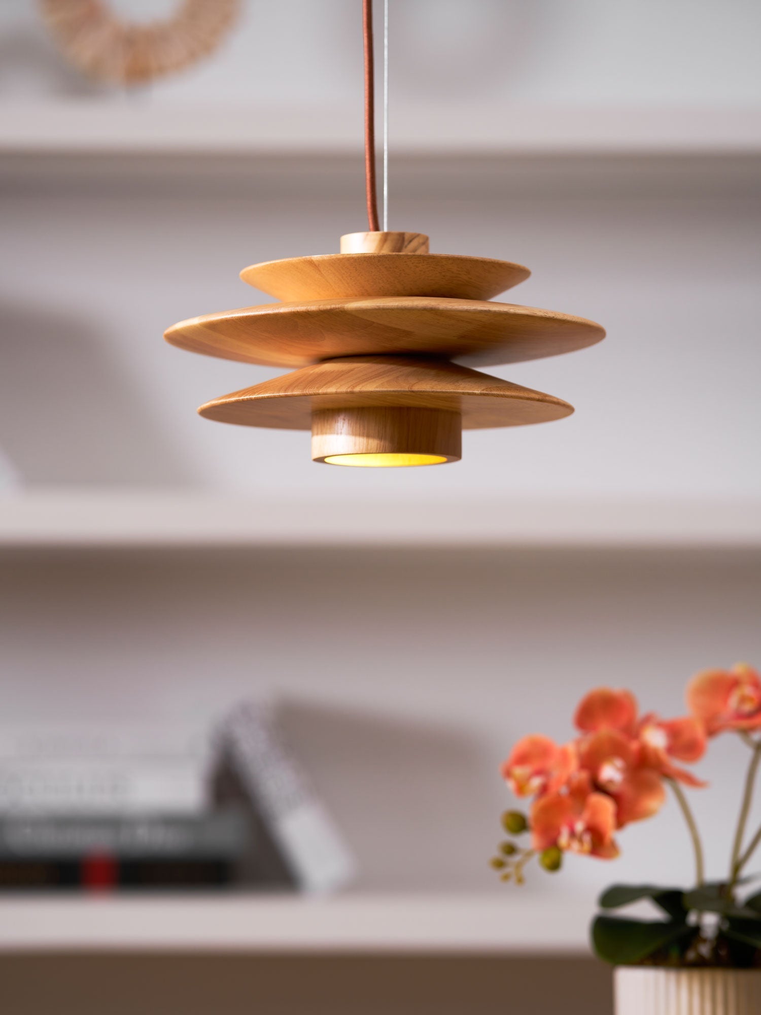 Eldora Wooden Retro Pendant Light - Letslighting