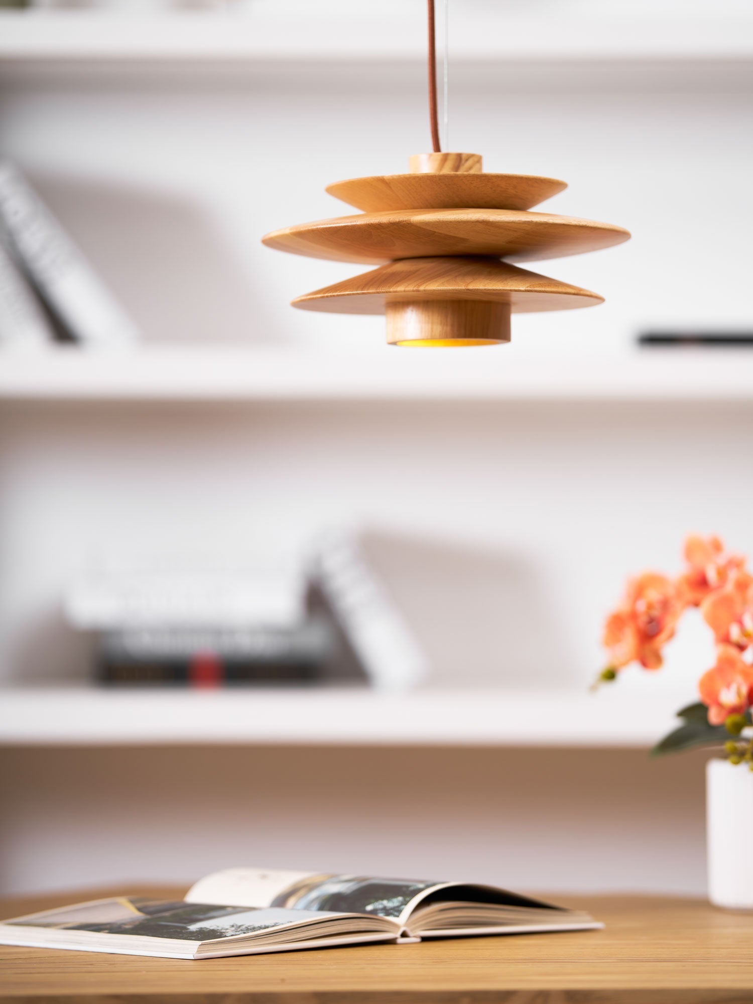 Eldora Wooden Retro Pendant Light - Letslighting