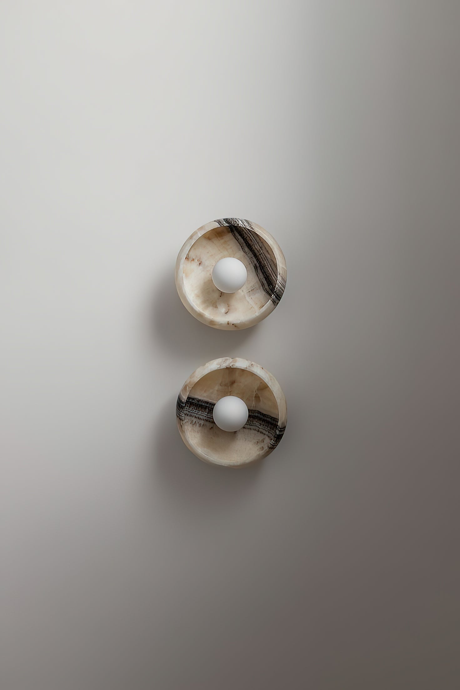 Piedra Modern Minimalist Marble Glass Wall Lamp - Letslighting