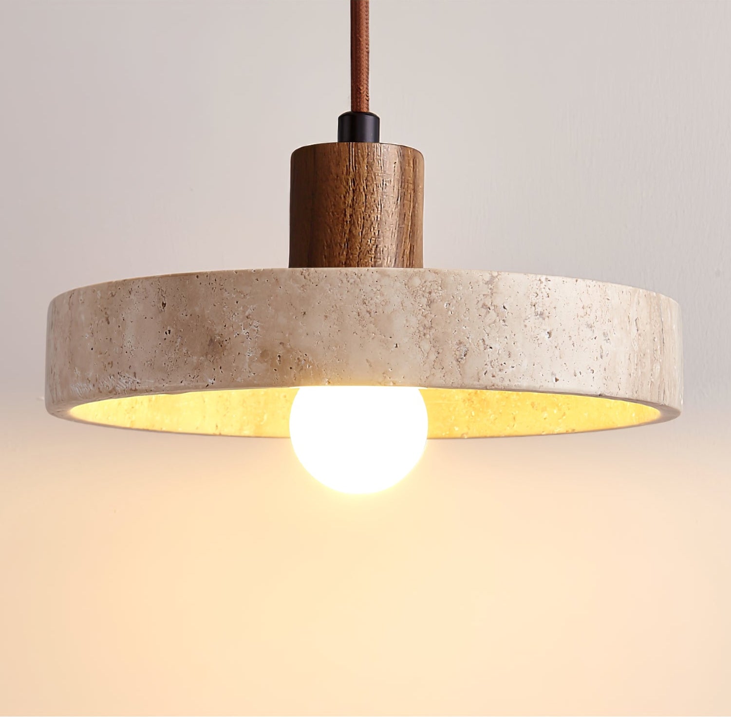 Evvynor Travertine Pendant Light - Letslighting