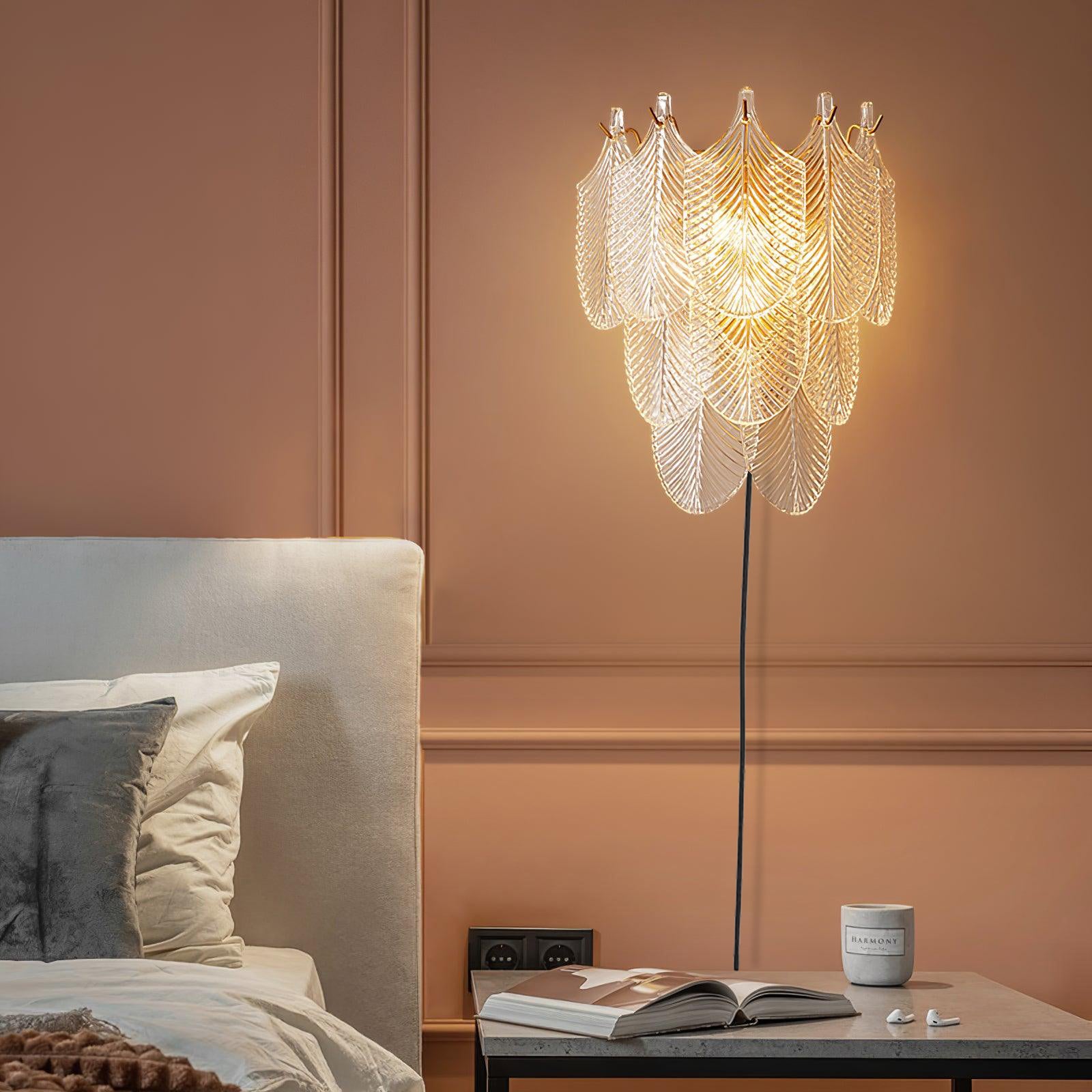 Lustra Wall Sconce Brass Murano Glass - Letslighting