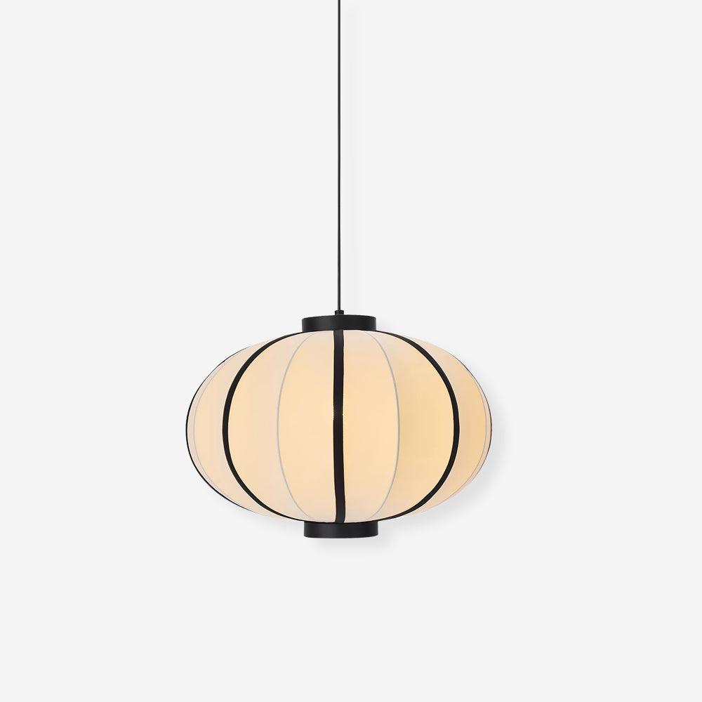 Pendant Lamp Fabric Lantern Shade Frame Vintage - Letslighting