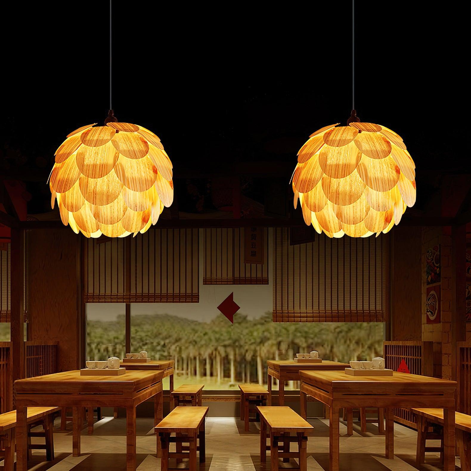 Wlara Modern Wood Pendant Light - Letslighting