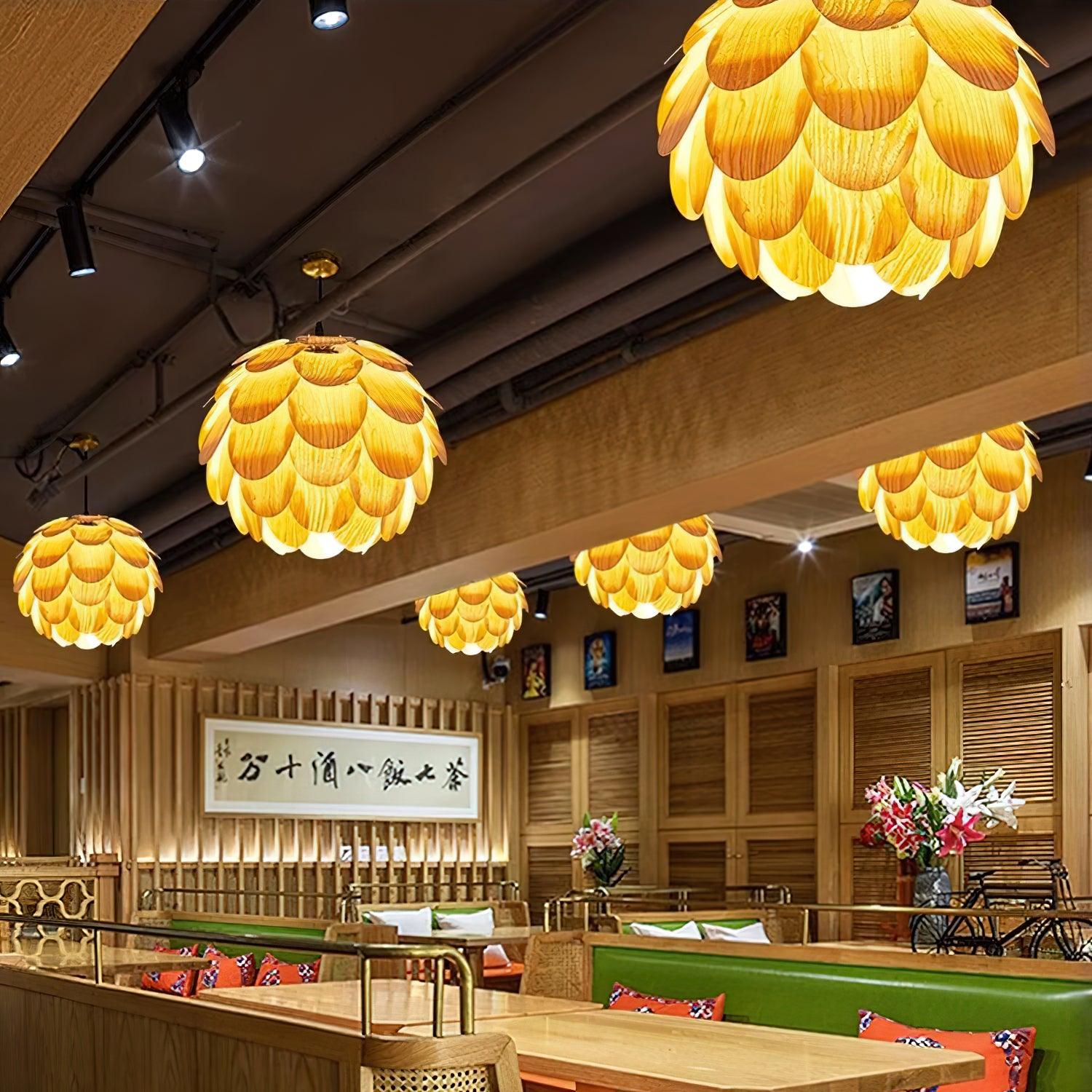 Wlara Modern Wood Pendant Light - Letslighting