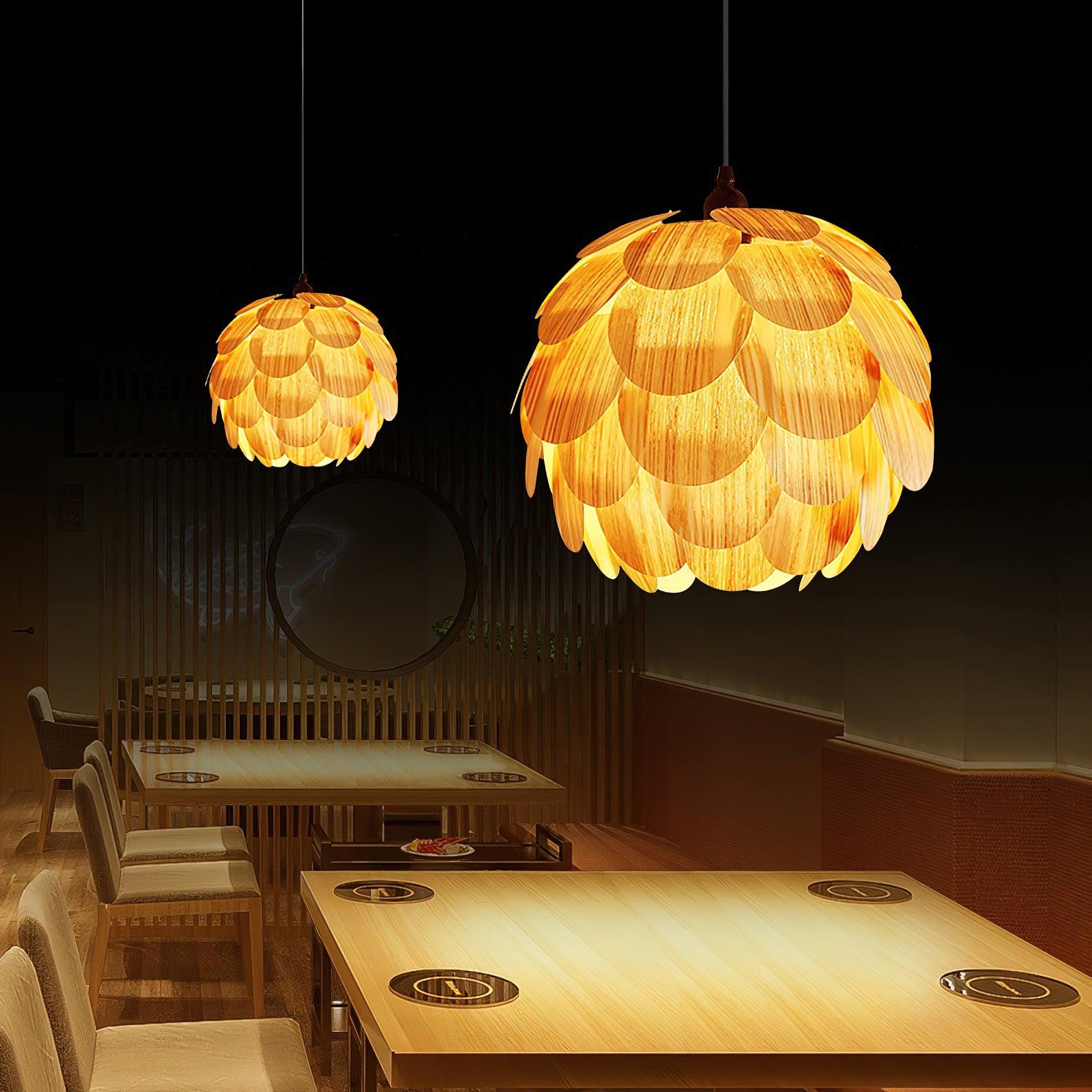 Wlara Modern Wood Pendant Light - Letslighting