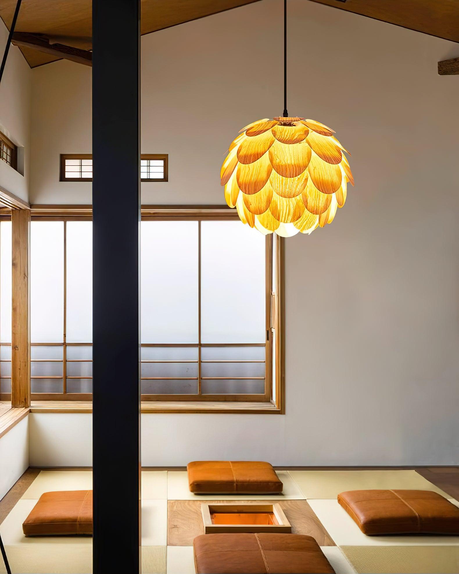 Wlara Modern Wood Pendant Light - Letslighting