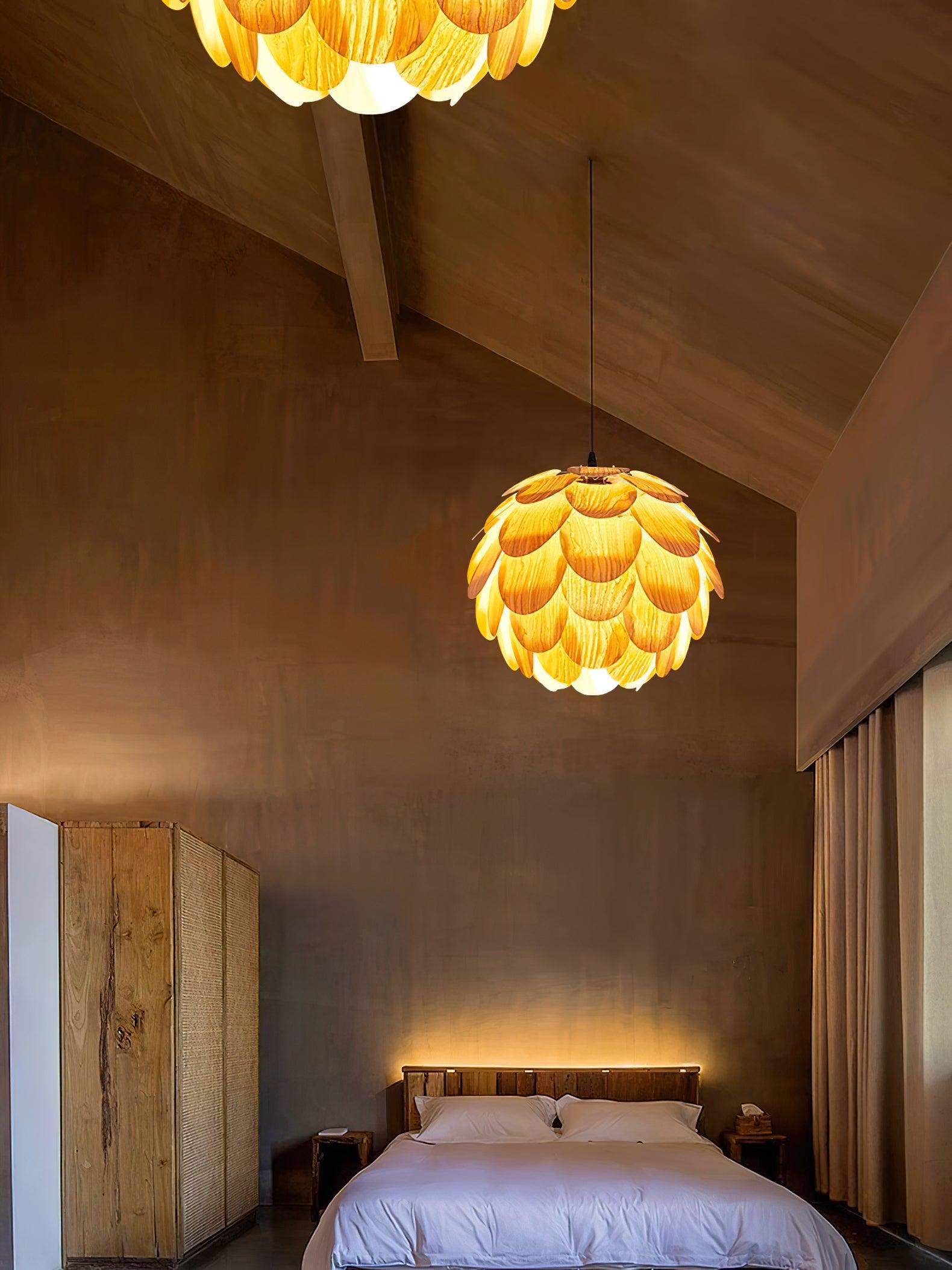 Wlara Modern Wood Pendant Light - Letslighting