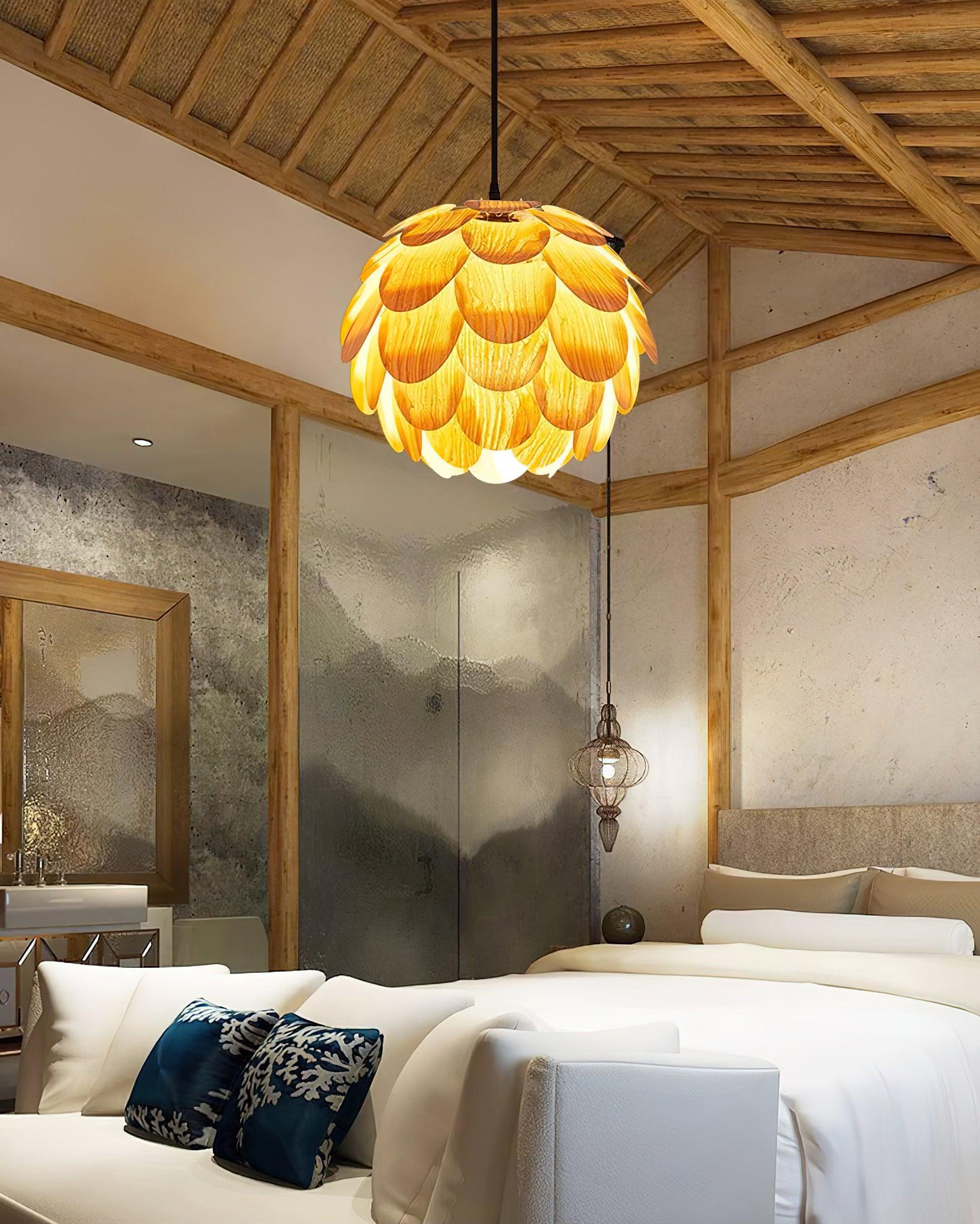 Wlara Modern Wood Pendant Light - Letslighting