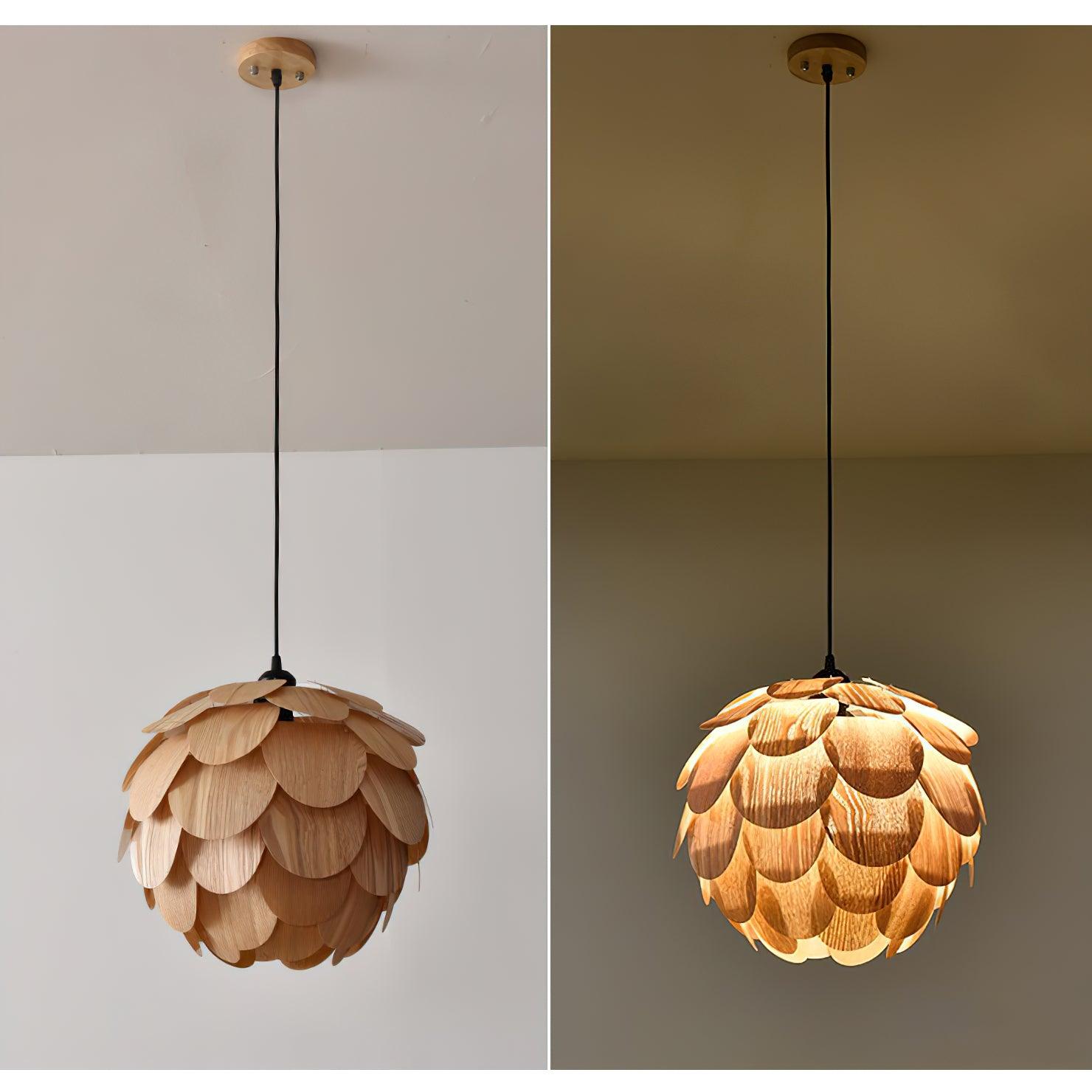 Wlara Modern Wood Pendant Light - Letslighting
