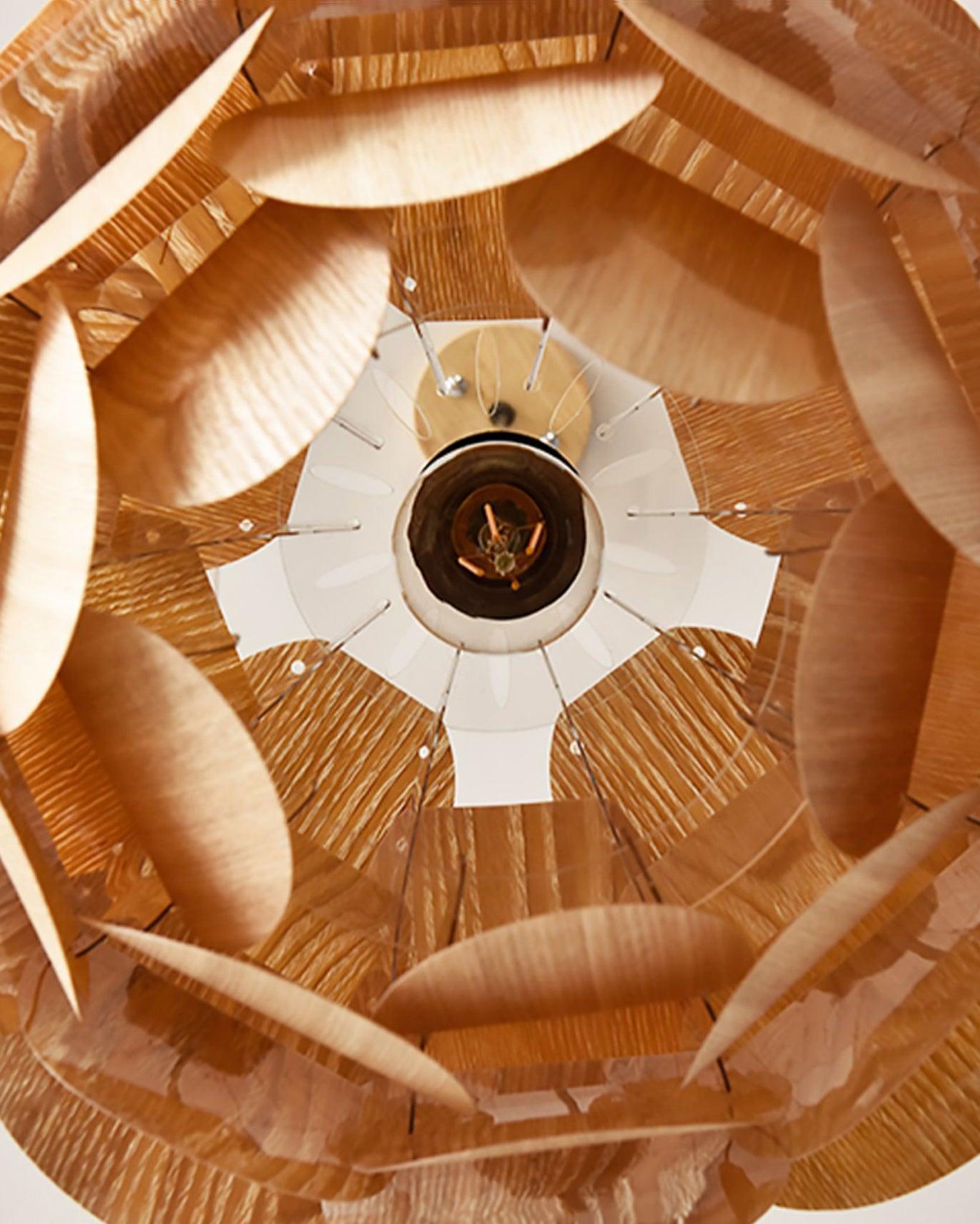 Wlara Modern Wood Pendant Light - Letslighting