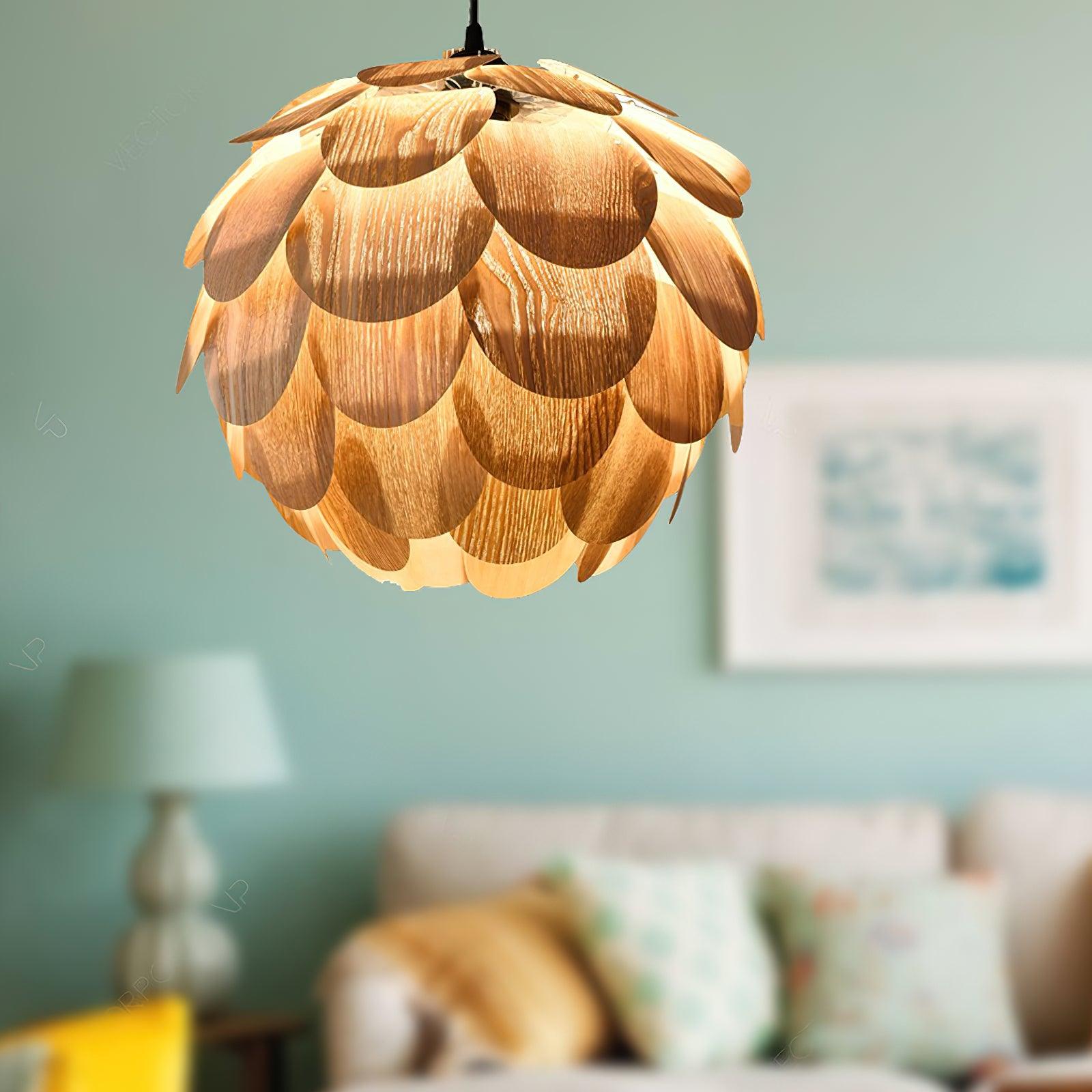Wlara Modern Wood Pendant Light - Letslighting