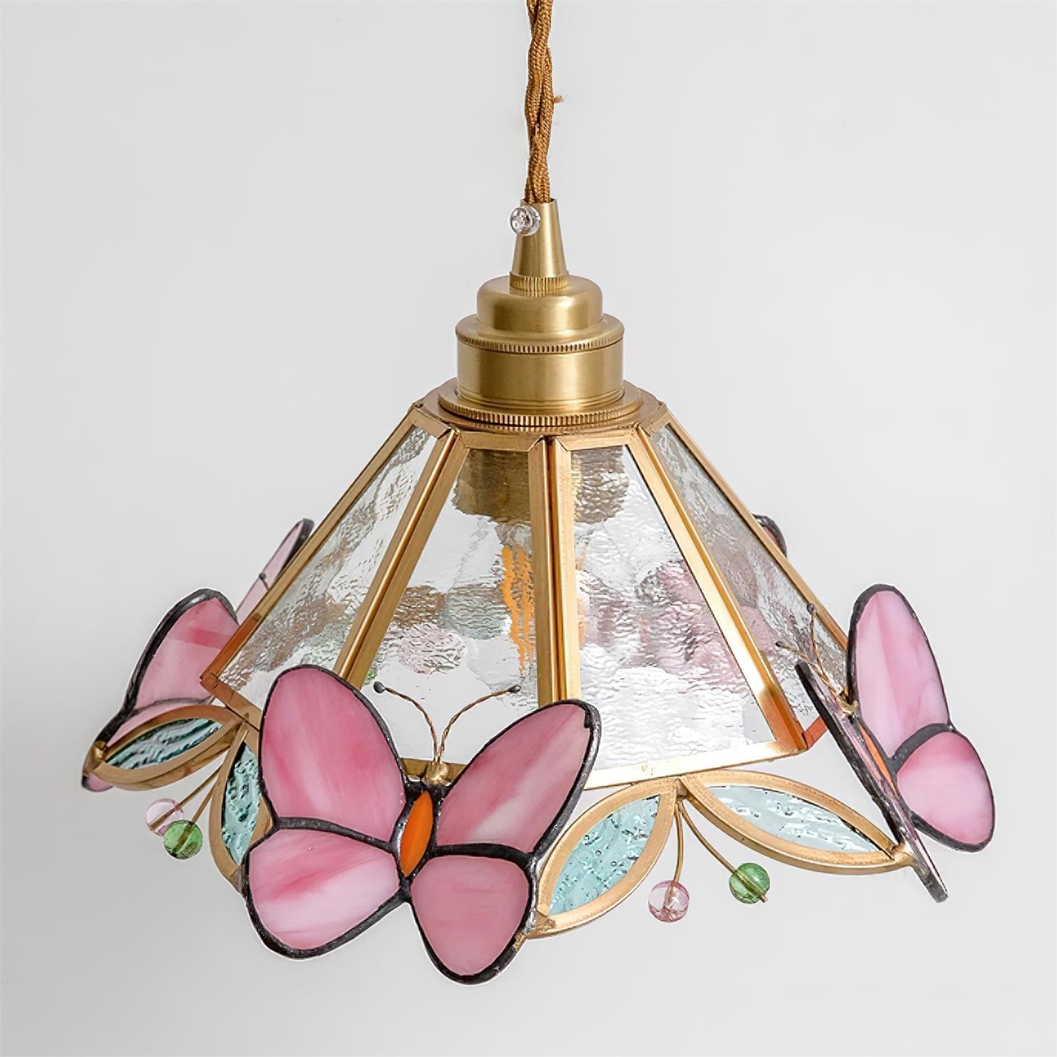 Tiffany Butterfly Stained GlassPendant Light - Letslighting