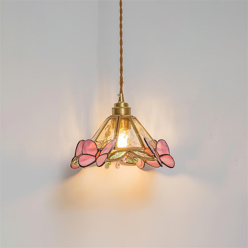 Tiffany Butterfly Stained GlassPendant Light - Letslighting