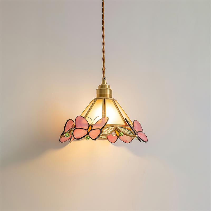 Tiffany Butterfly Stained GlassPendant Light - Letslighting