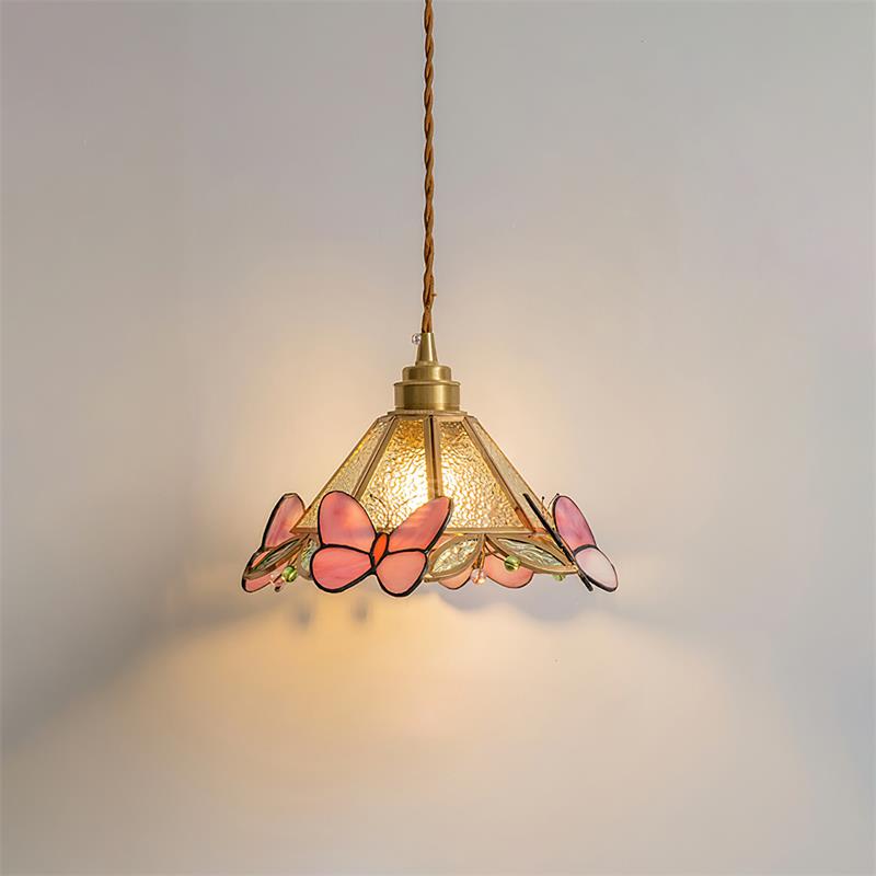 Tiffany Butterfly Stained GlassPendant Light - Letslighting